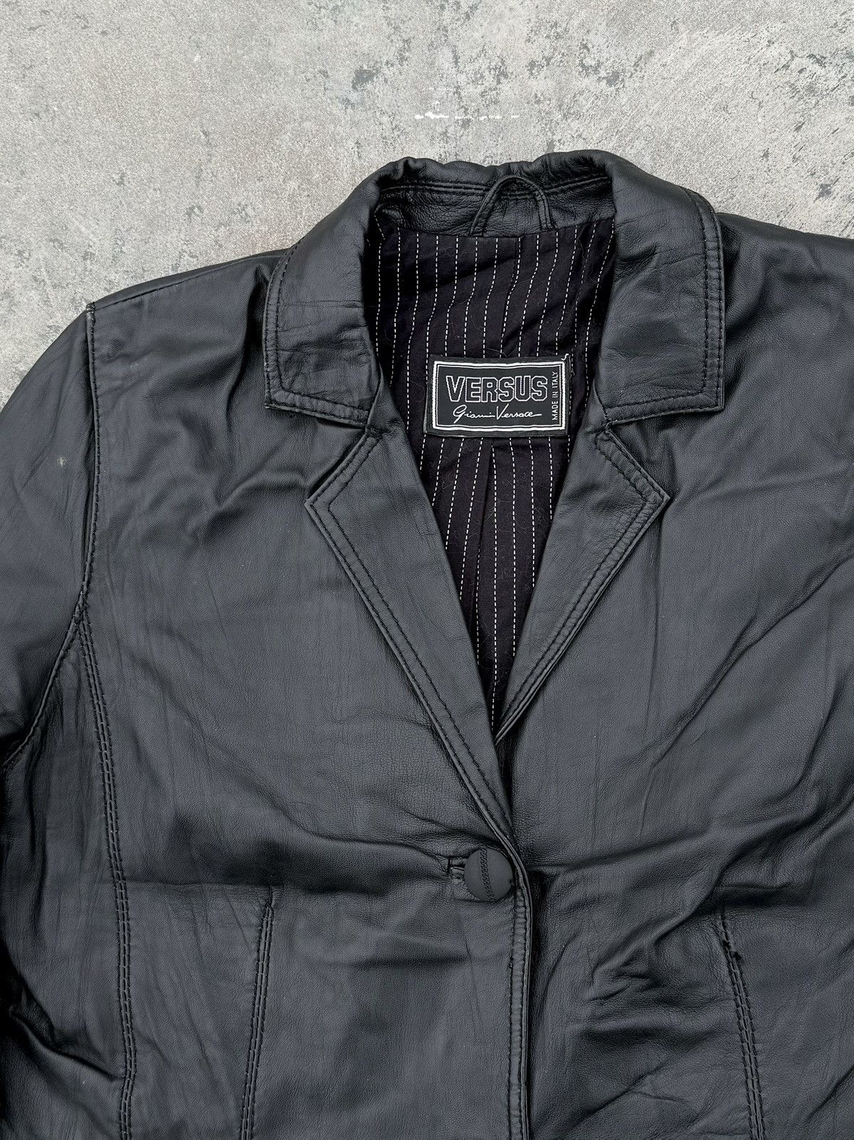 Versus Versace Versus Versace Real Leather Old many Y2k Jacket Size M / US 6-8 / IT 42-44 - 6 Thumbnail