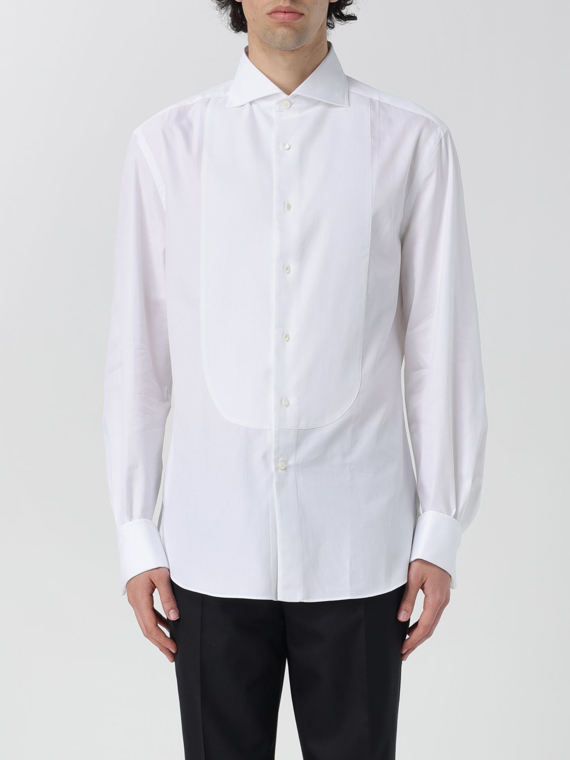 image of Brunello Cucinelli Shirt Men White (Size Medium)