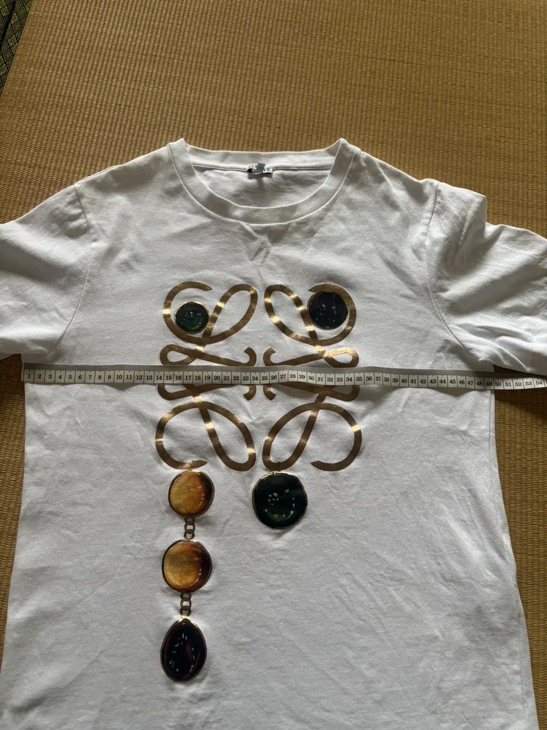 Loewe LOEWE Printed Classic Short-sleeved Women's T-shirt, White Size S / US 4 / IT 40 - 9 Thumbnail