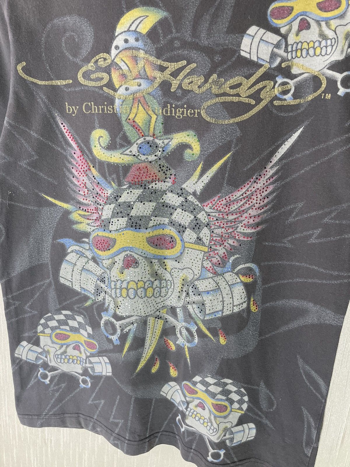 Ed Hardy × Vintage Ed hardy vintage streetwear T shirt Size US S / EU 44-46 / 1 - 5 Thumbnail