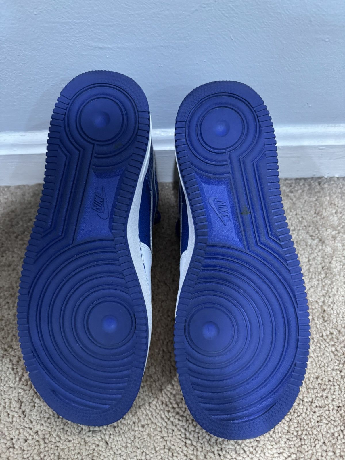 Nike Nike Air Force 1 Hyper Blue Elephant 2013 Size US 9.5 / EU 42-43 - 7 Thumbnail