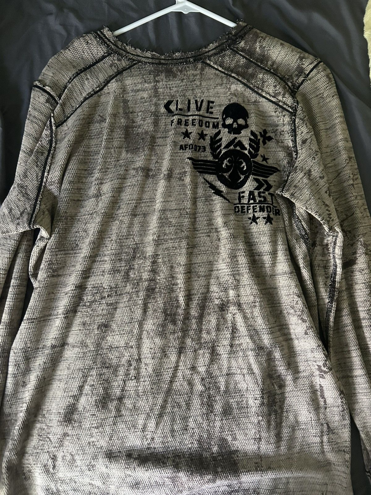 Affliction Reversible Affliction knit sweater Size US L / EU 52-54 / 3 - 2 Thumbnail