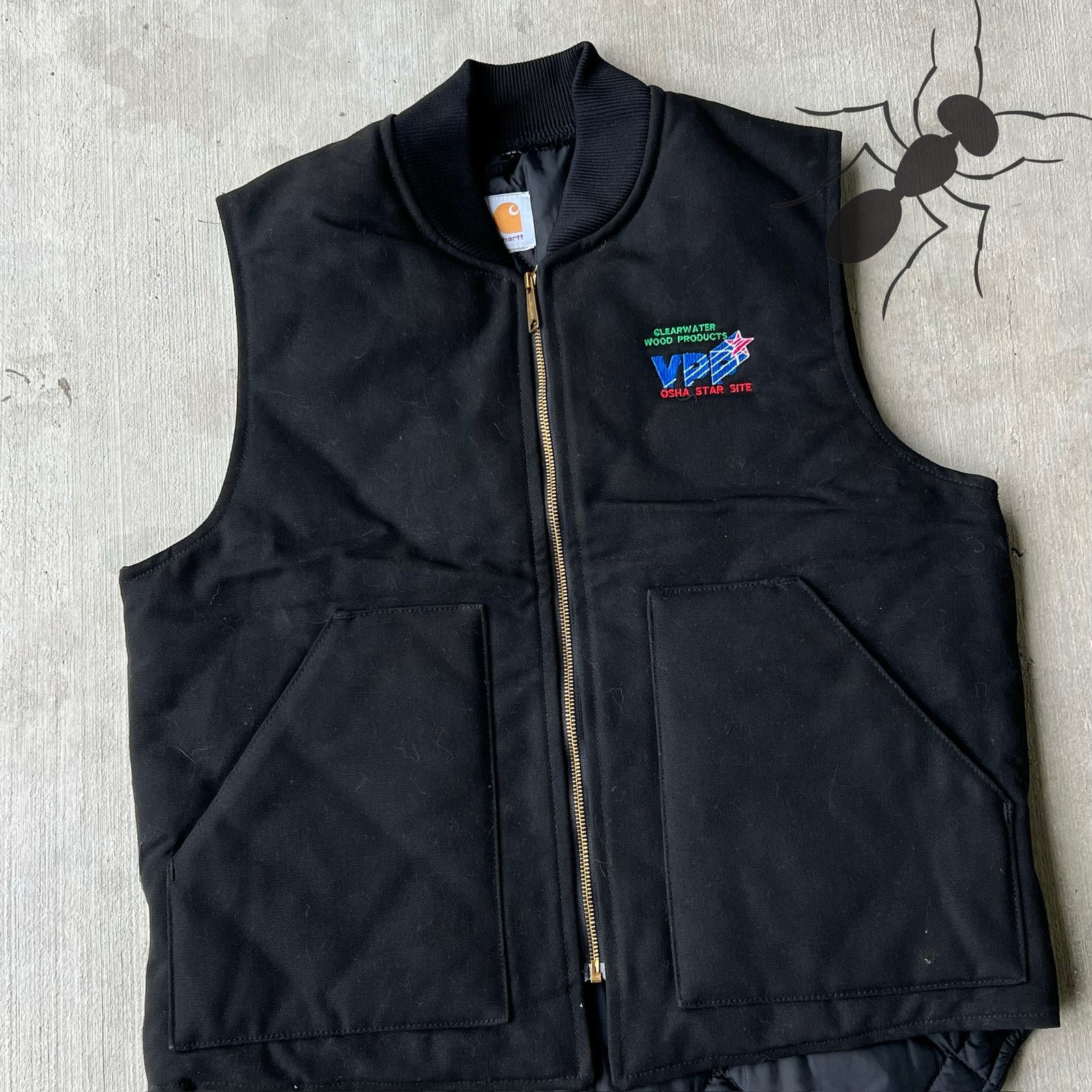 Carhartt × Vintage Carhartt black work wear vest Size US S / EU 44-46 / 1 - 2 Thumbnail