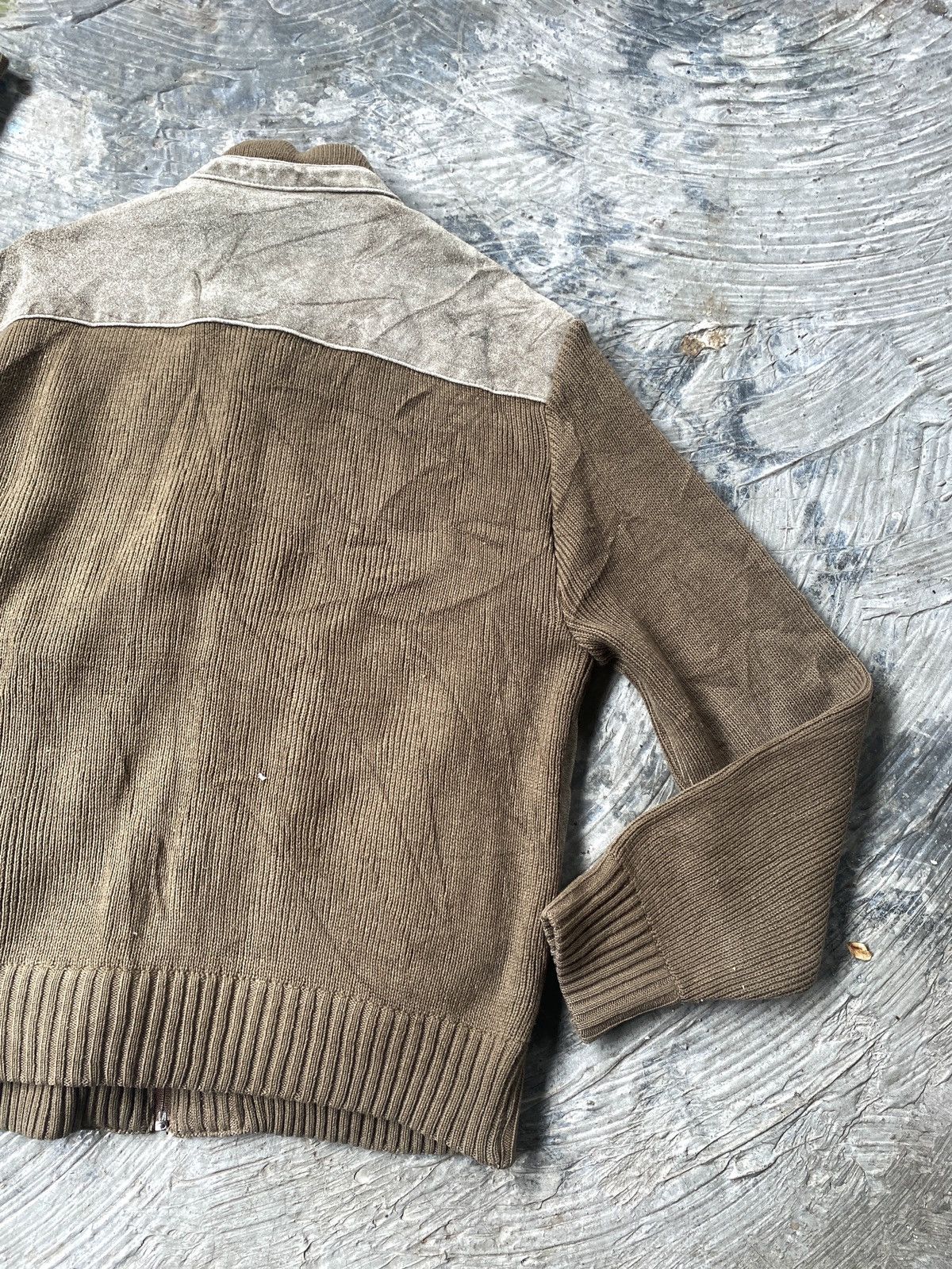Vintage 💥BINDING NOW💥Vintage Stylewise Half Leather Jacket wool Size US M / EU 48-50 / 2 - 10 Thumbnail
