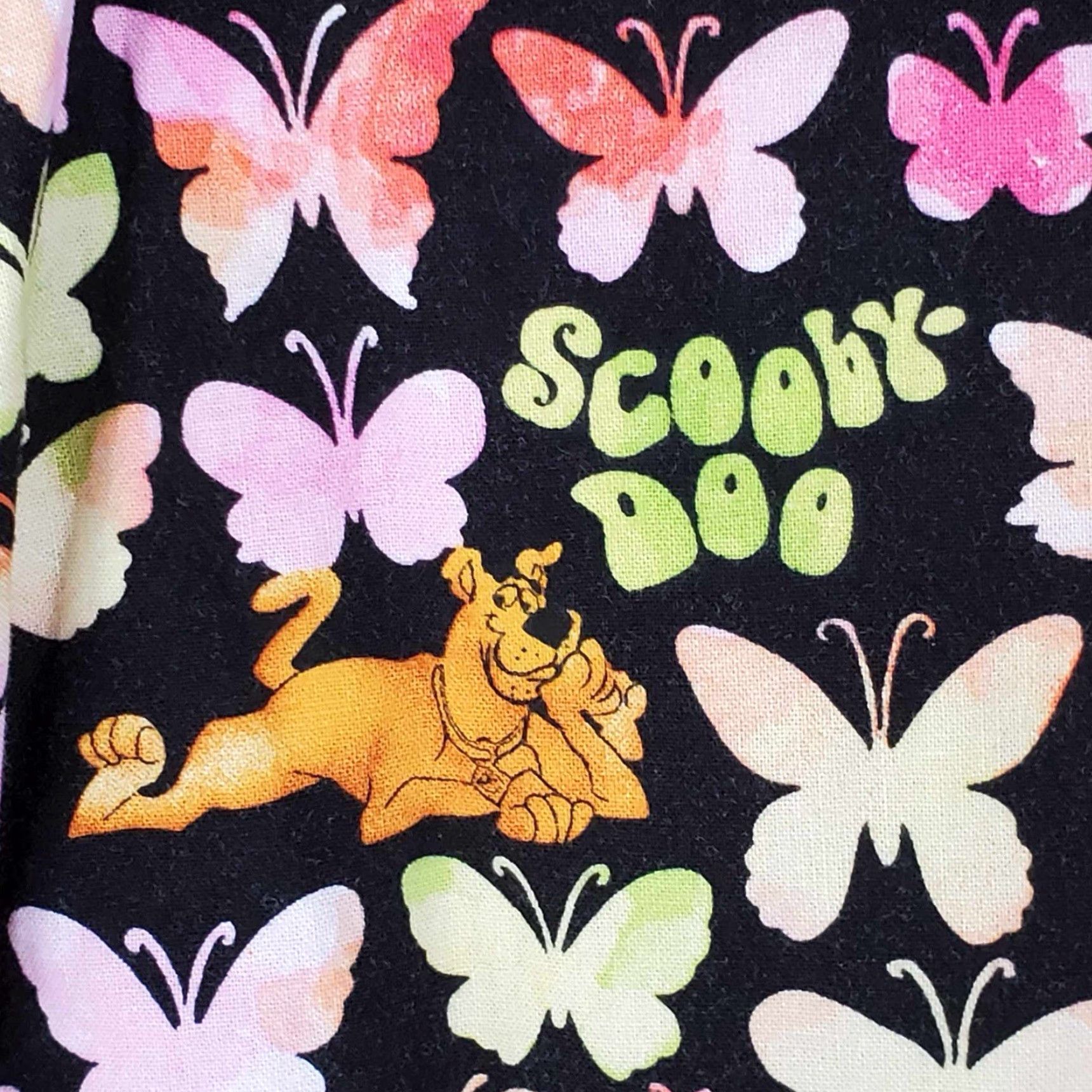 Vintage Scooby Doo Womens Scrubs Top Shirt Nurse Large L Hanna Barbera Size L / US 10 / IT 46 - 2 Thumbnail
