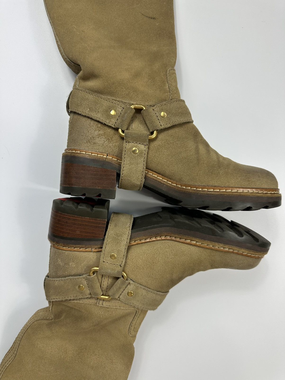 Prada Prada Suede Leather Boots 6 US Size Size US 6 / IT 36 - 6 Thumbnail