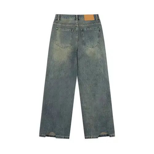 Japanese Brand Kai High Street Vintage Loose Fit Jeans Light Blue Size US 34 / EU 50 - 6 Thumbnail