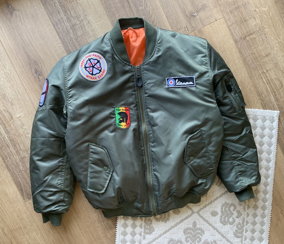 Made In Usa Military Streetwear Ma1 airman bomber jacket Grailed