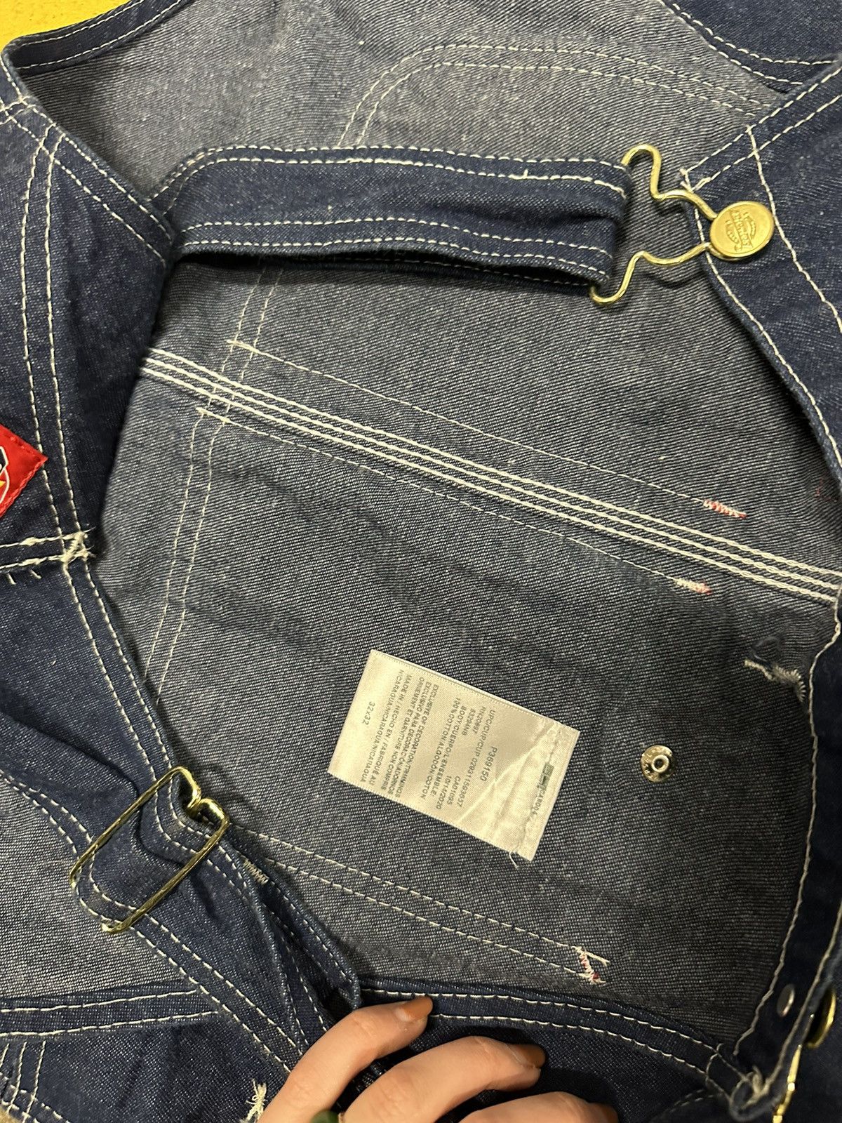 Dickies × Vintage Y2K dickies blue denim overalls Size US 32 / EU 48 - 3 Thumbnail