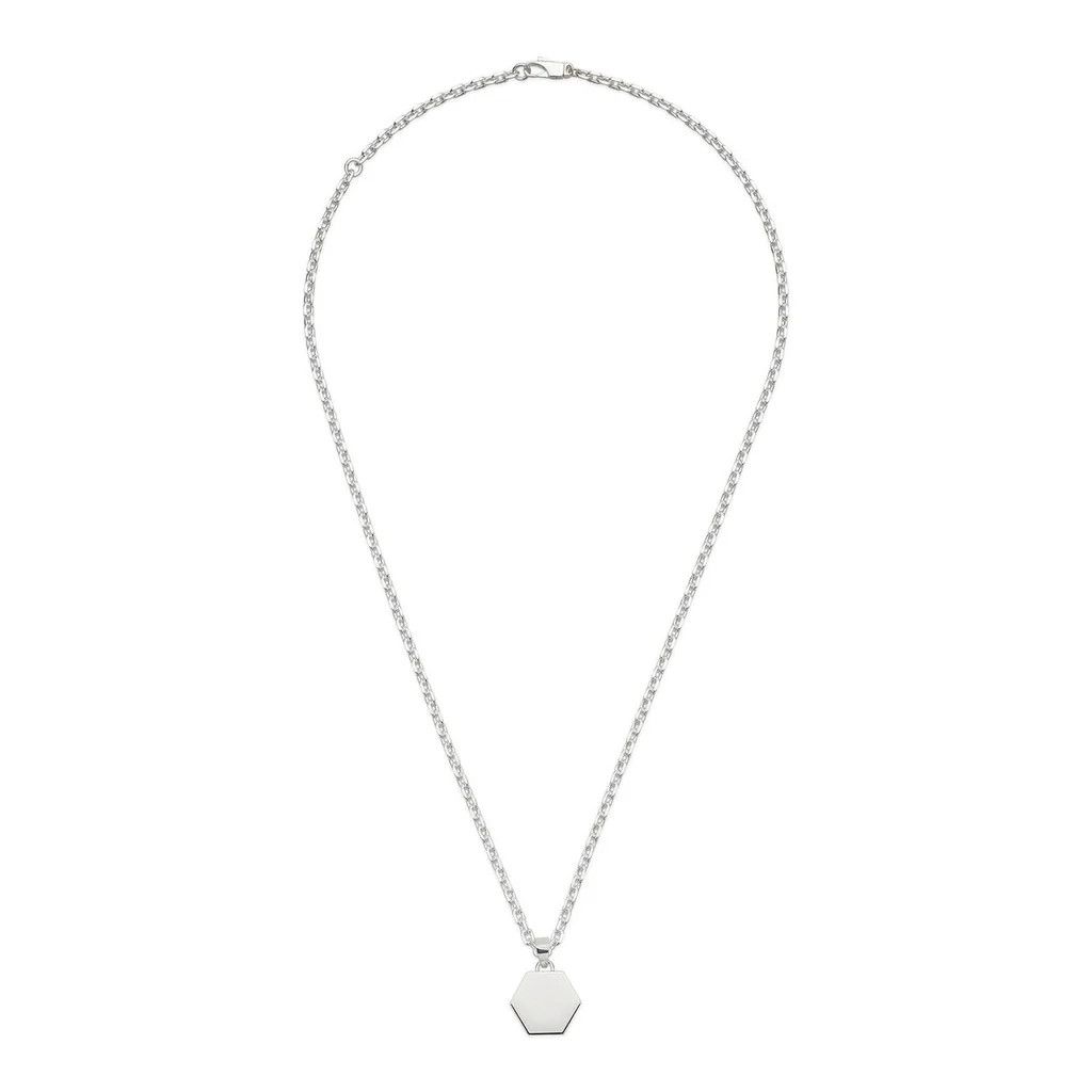 Gucci oc11z0126 Size: OS Trademark Necklace In Silver Size ONE SIZE - 4 Thumbnail