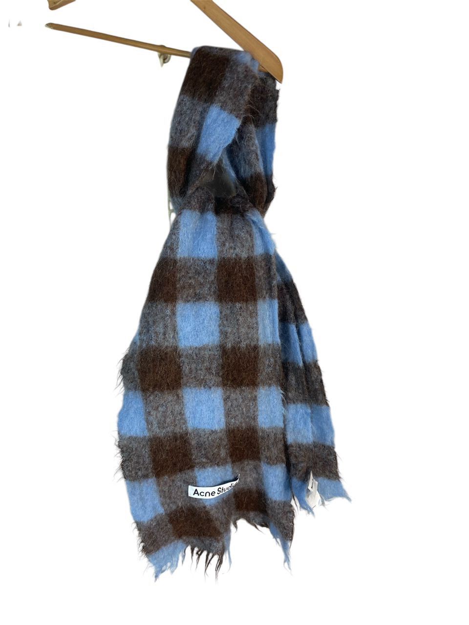 Acne Studios｜MUFFLERS (Wool Mohair Scarf (CA0350 AAL)) Acne Studios - Wool mohair scarf - Narrow - Dusty pink