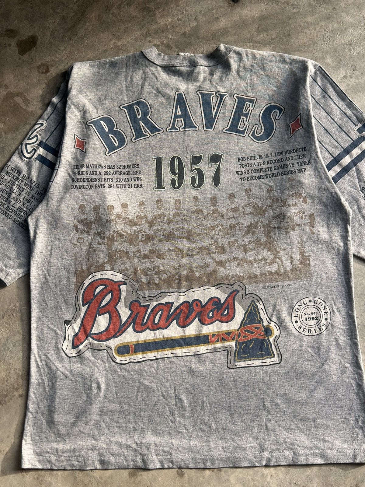MLB Vintage Long Gone Atlanta Braves Baseball Size US XL / EU 56 / 4 - 8 Thumbnail