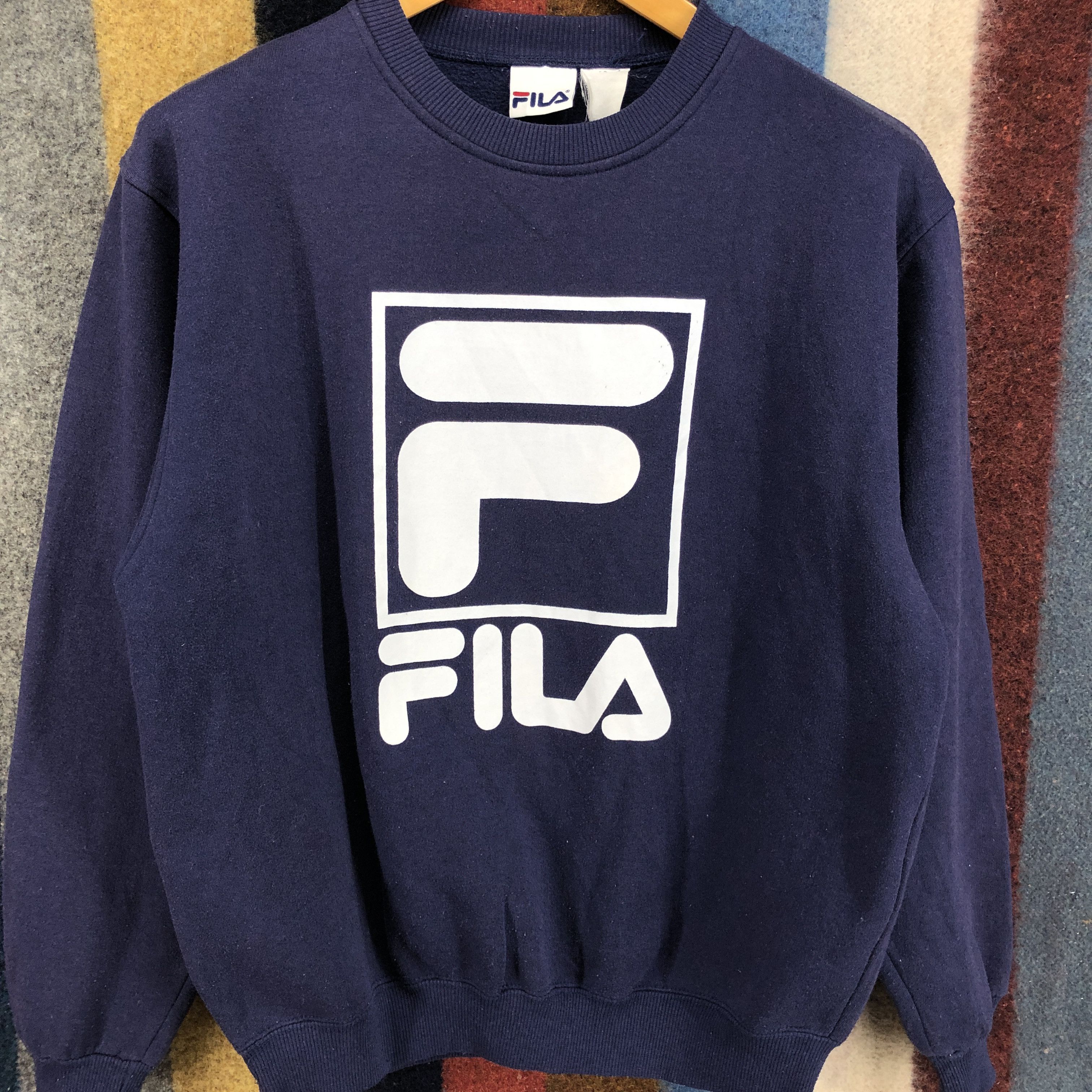 Fila FILA Big Logo Sweatshirt #0566/X Size US L / EU 52-54 / 3 - 2 Thumbnail