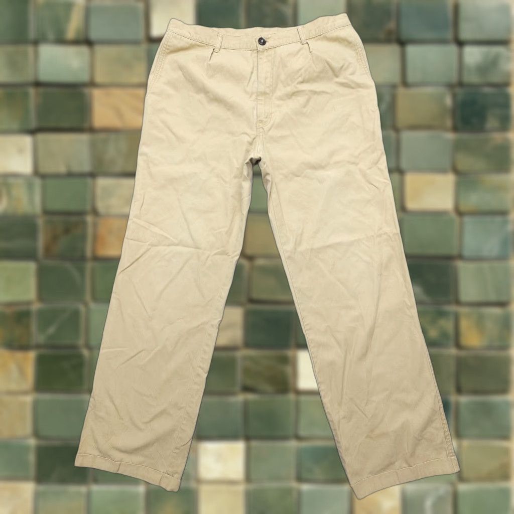 Patagonia VINTAGE Patagonia DualSpun Pants Mens 36 (34x30) Gorpcore Pleated Cuffed Canvas Size US 36 / EU 52 - 1 Thumbnail