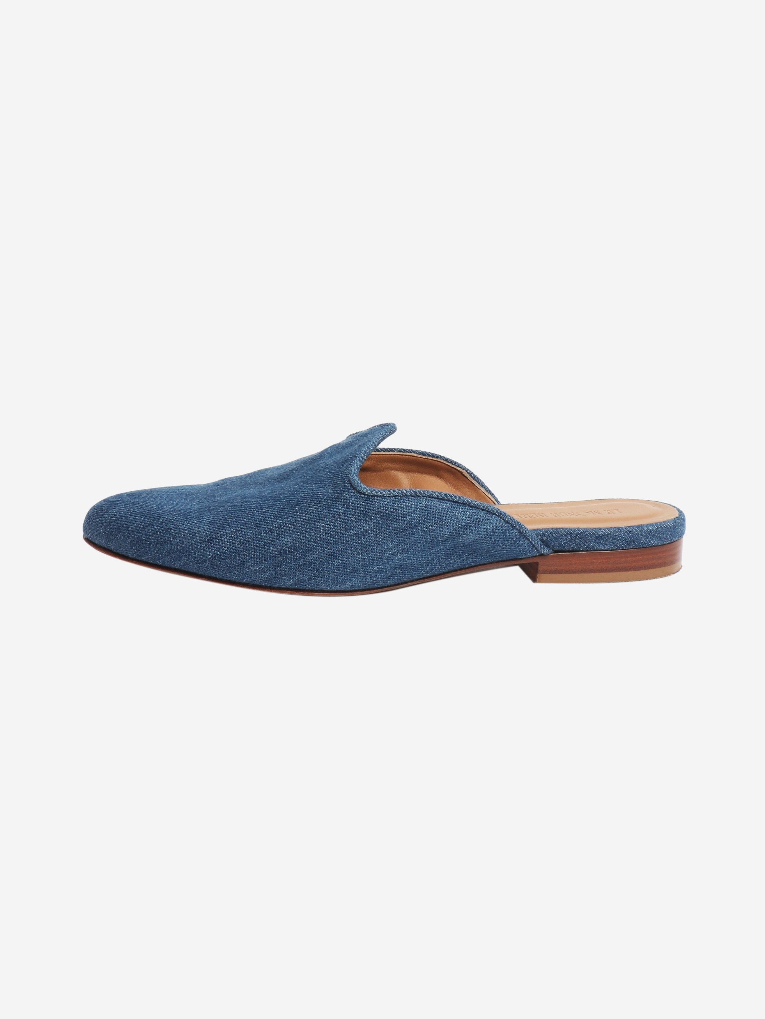 Le Monde Beryl Blue denim mules - EU 41 Size US 10 / IT 40 - 1 Thumbnail