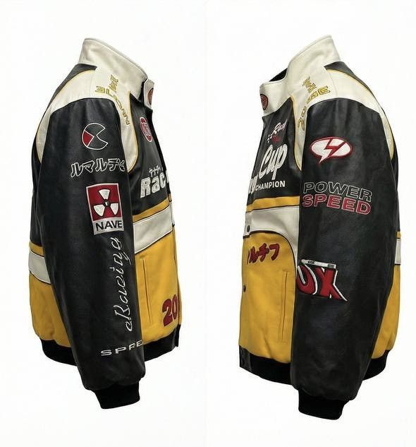 Fox Racing Leather Jacket FOX Racing Cup Made in Korea Size US L / EU 52-54 / 3 - 4 Thumbnail
