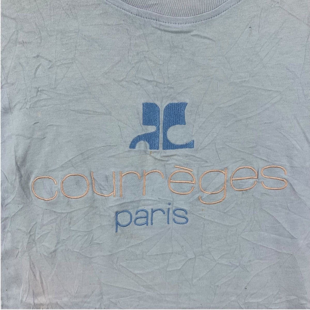 Courreges Vintage COURREGES PARIS HOMME Collection Tee Shirt Top Size US M / EU 48-50 / 2 - 3 Thumbnail
