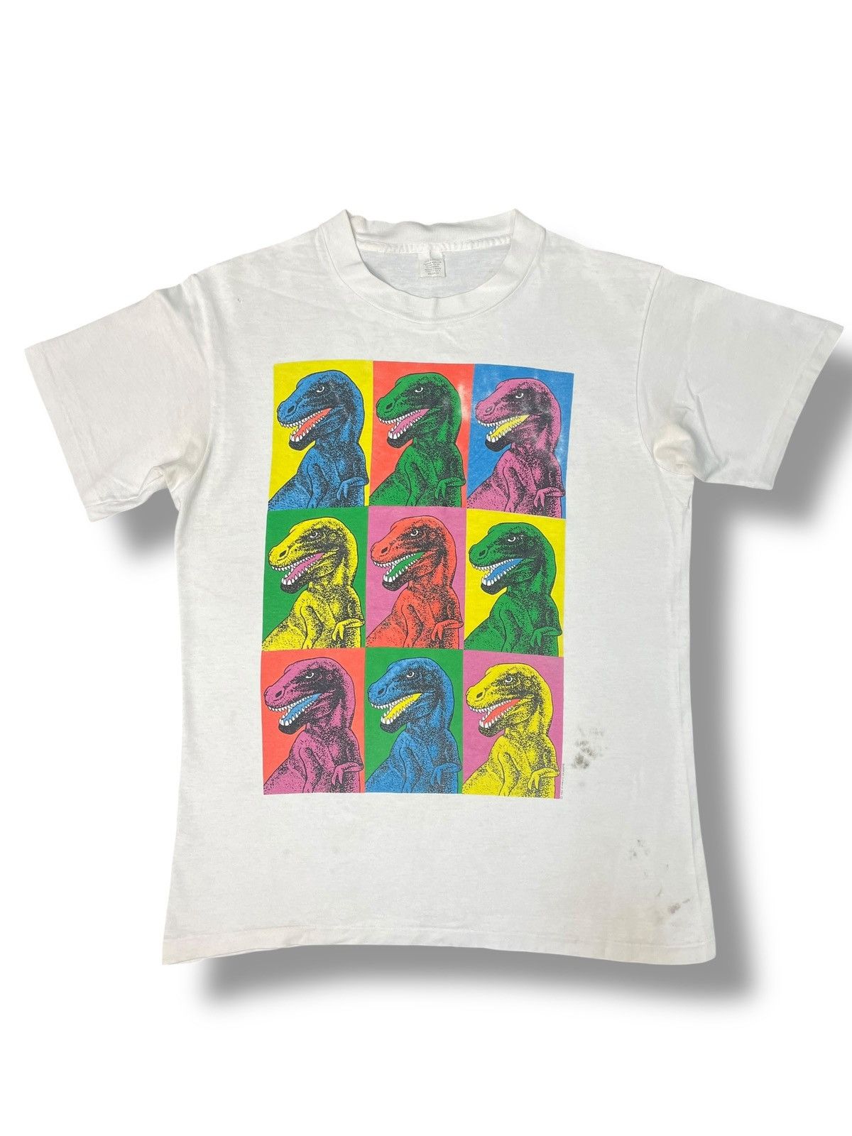 Vintage Vintage Andy Warhol’s Pop Art T Rex Shirt Size US M / EU 48-50 / 2 - 1 Thumbnail