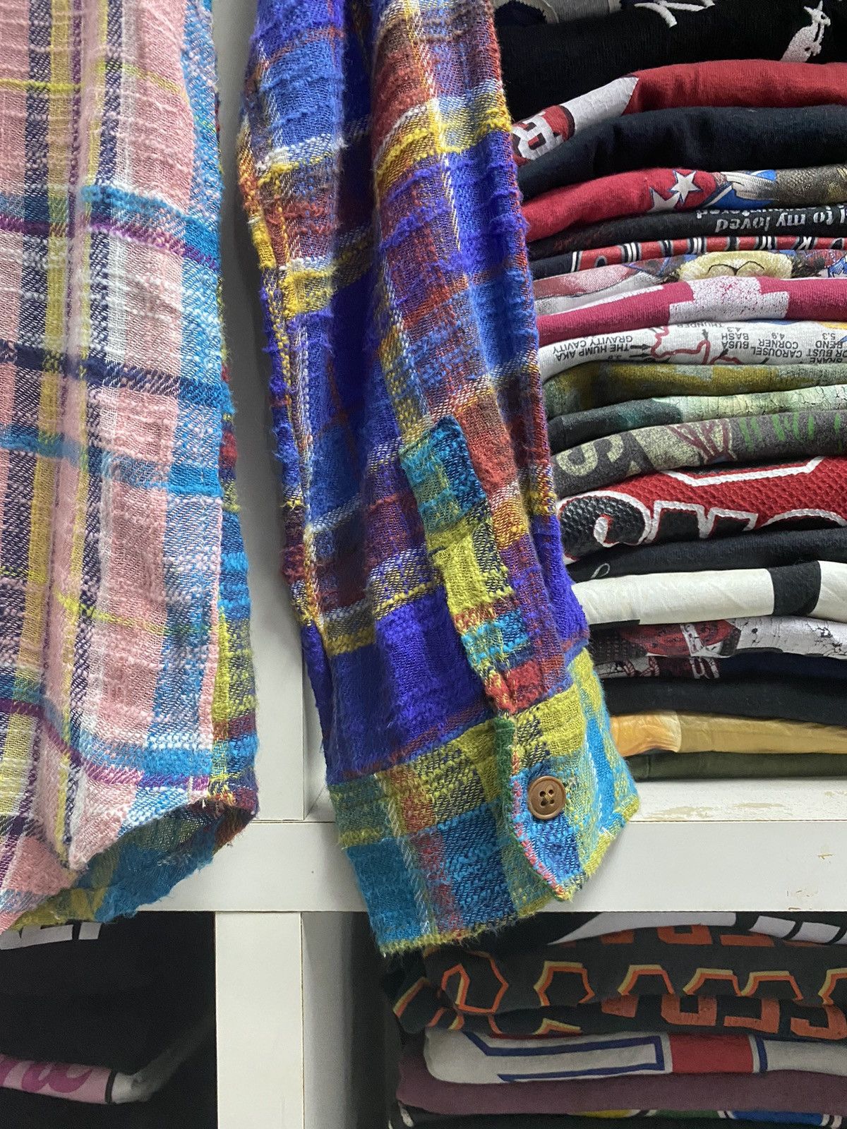 Flannel × Japanese Brand × Vintage Vintage Cube Sugar Flannel Size US M / EU 48-50 / 2 - 12 Thumbnail