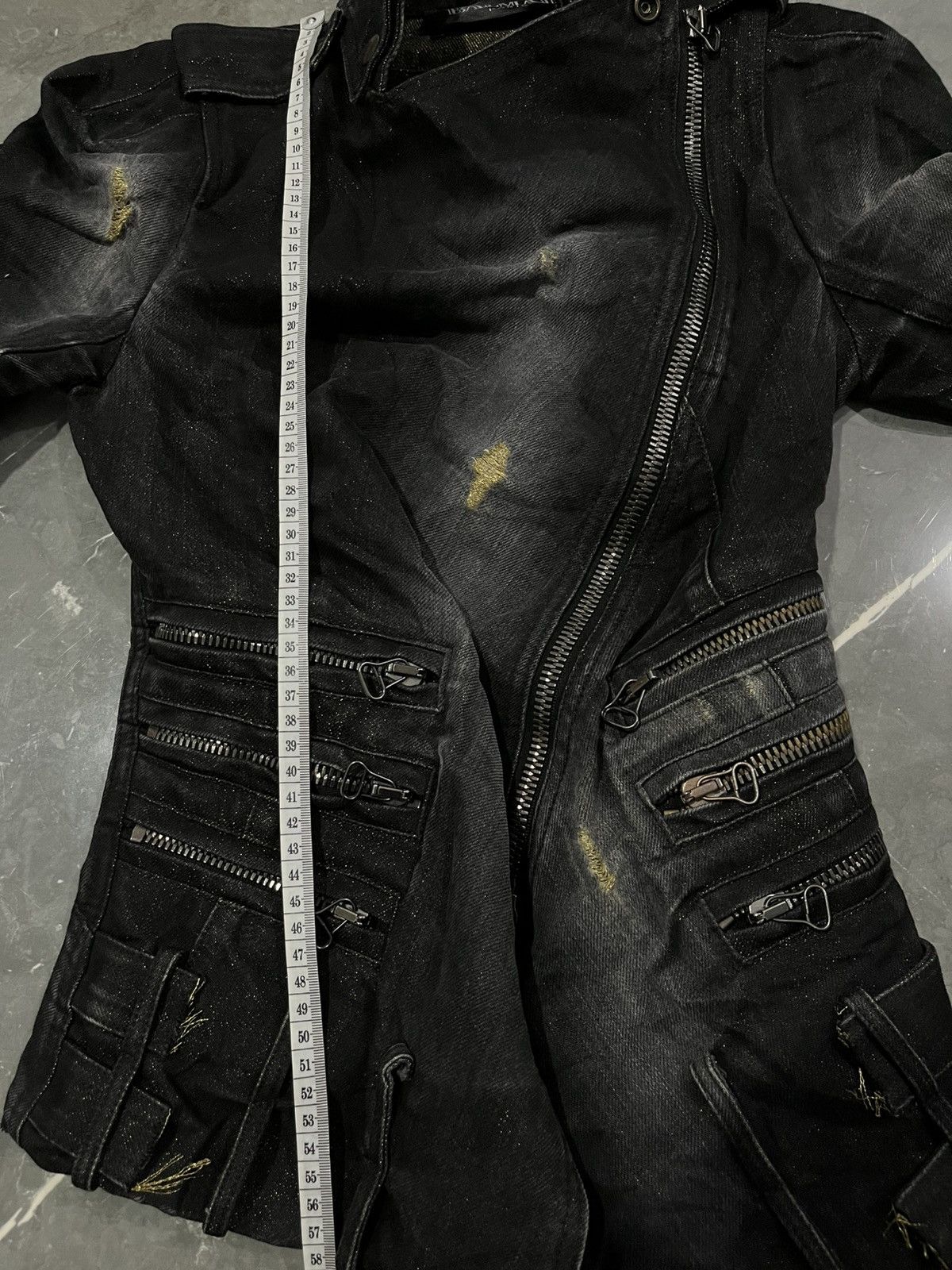 Balmain BALMAIN DECARNIN SS/ 2010 denim biker jacket Size XS / US 0-2 / IT 36-38 - 16 Thumbnail