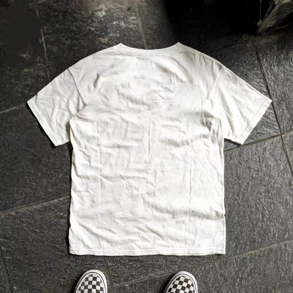 Vintage White washed retro palm print t-shirt Size US L / EU 52-54 / 3 - 2 Thumbnail