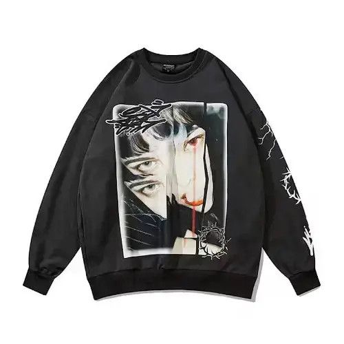 Japanese Brand × Vintage Anime Girl Crewneck Sweater Size US XL / EU 56 / 4 - 3 Thumbnail