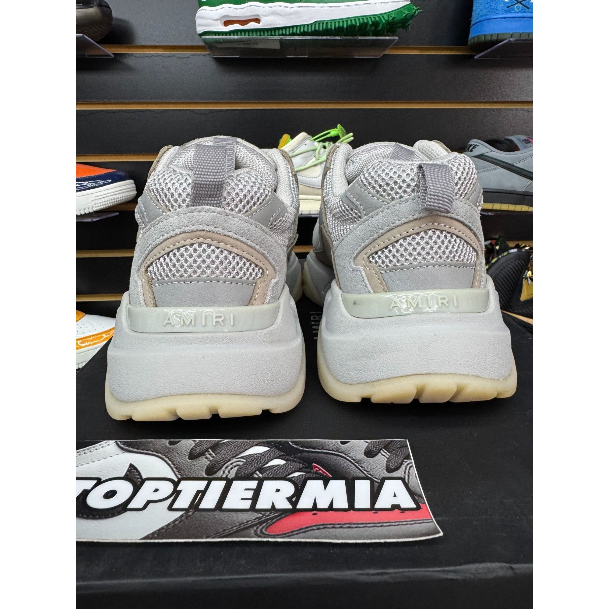 Amiri AMIRI BONE RUNNER GREY SZ 43 Size US 10 / EU 43 - 4 Thumbnail