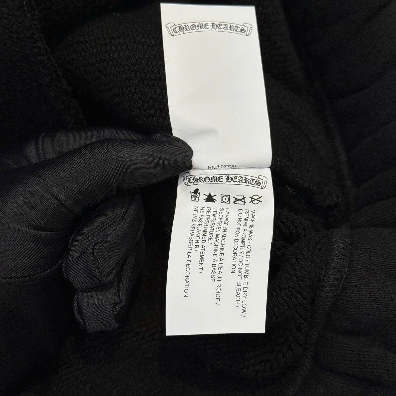 Chrome Hearts CHROME HEARTS CH Seven-Eleven black print scroll sweatpant Size US 32 / EU 48 - 7 Thumbnail