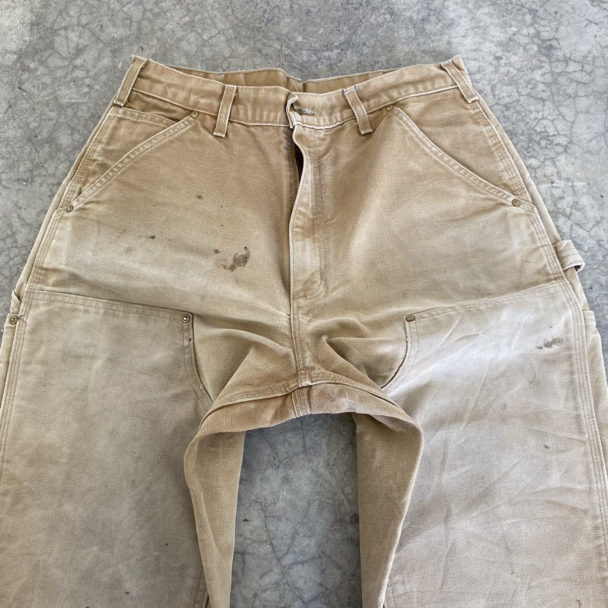 Carhartt Vintage Carhartt Double Knee Faded Tan Carpenter Work Pants Size US 32 / EU 48 - 11 Thumbnail