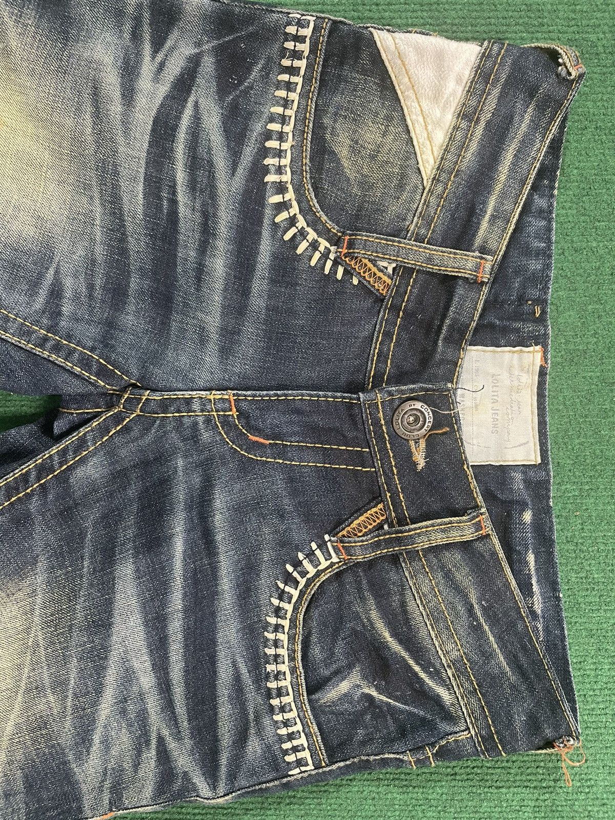 Japanese Brand Distressed Lolita Japanese Jeans Flair Cut Size US 30 / EU 46 - 7 Thumbnail