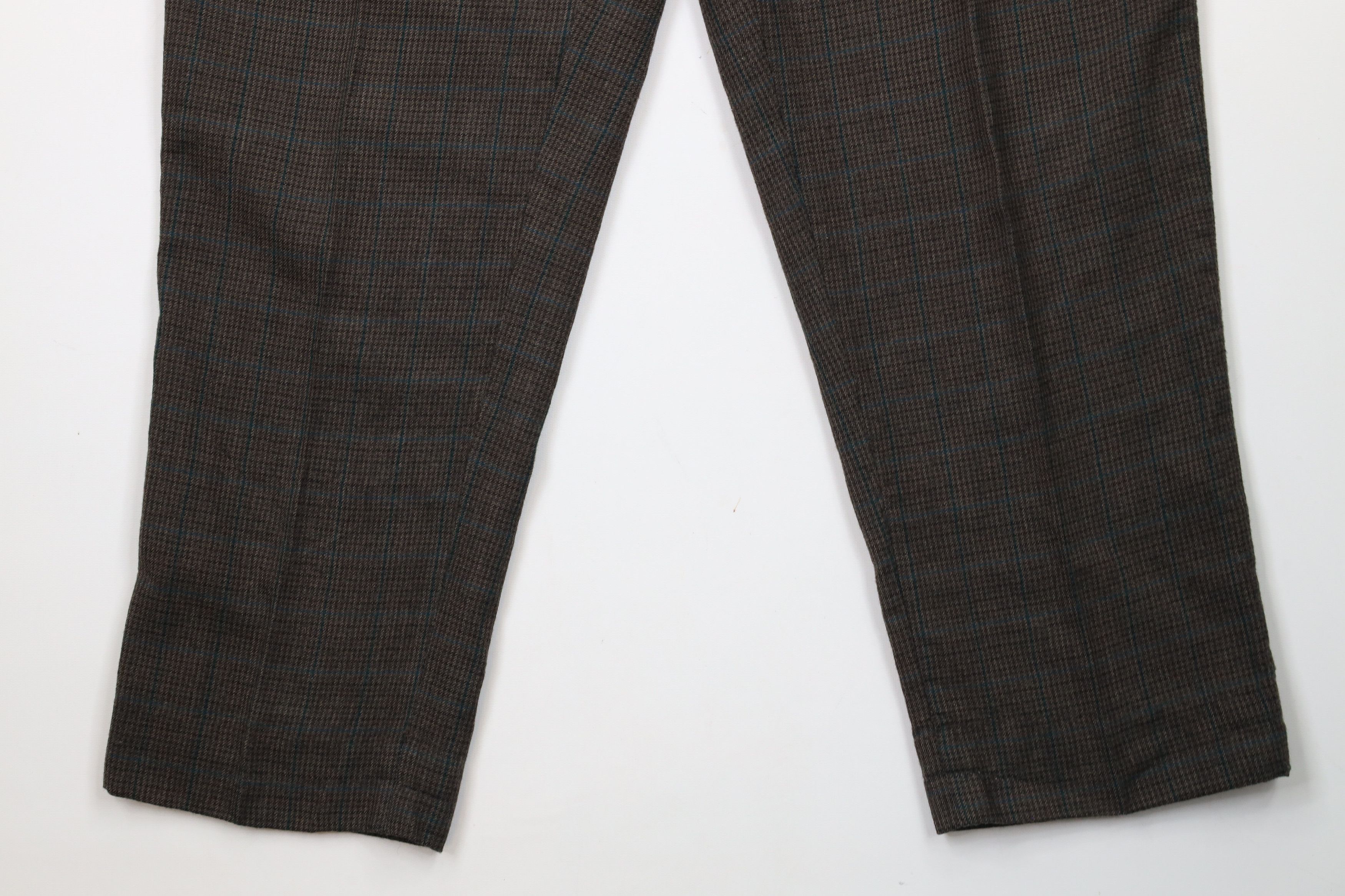 Vintage Vintage 90s Streetwear Tweed Houndstooth Plaid Chino Pants Size US 36 / EU 52 - 4 Thumbnail
