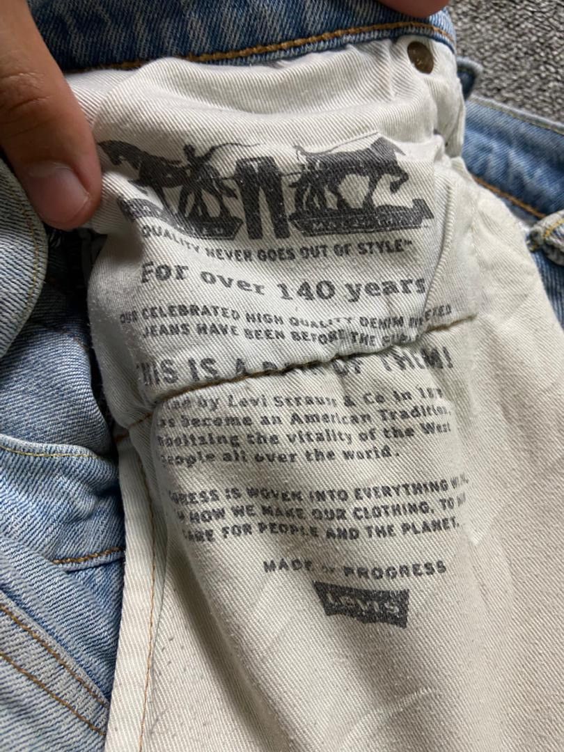 Levi's Levis Strauss Co. White Oak Denim Jeans (184) Size US 28 / EU 44 - 4 Thumbnail
