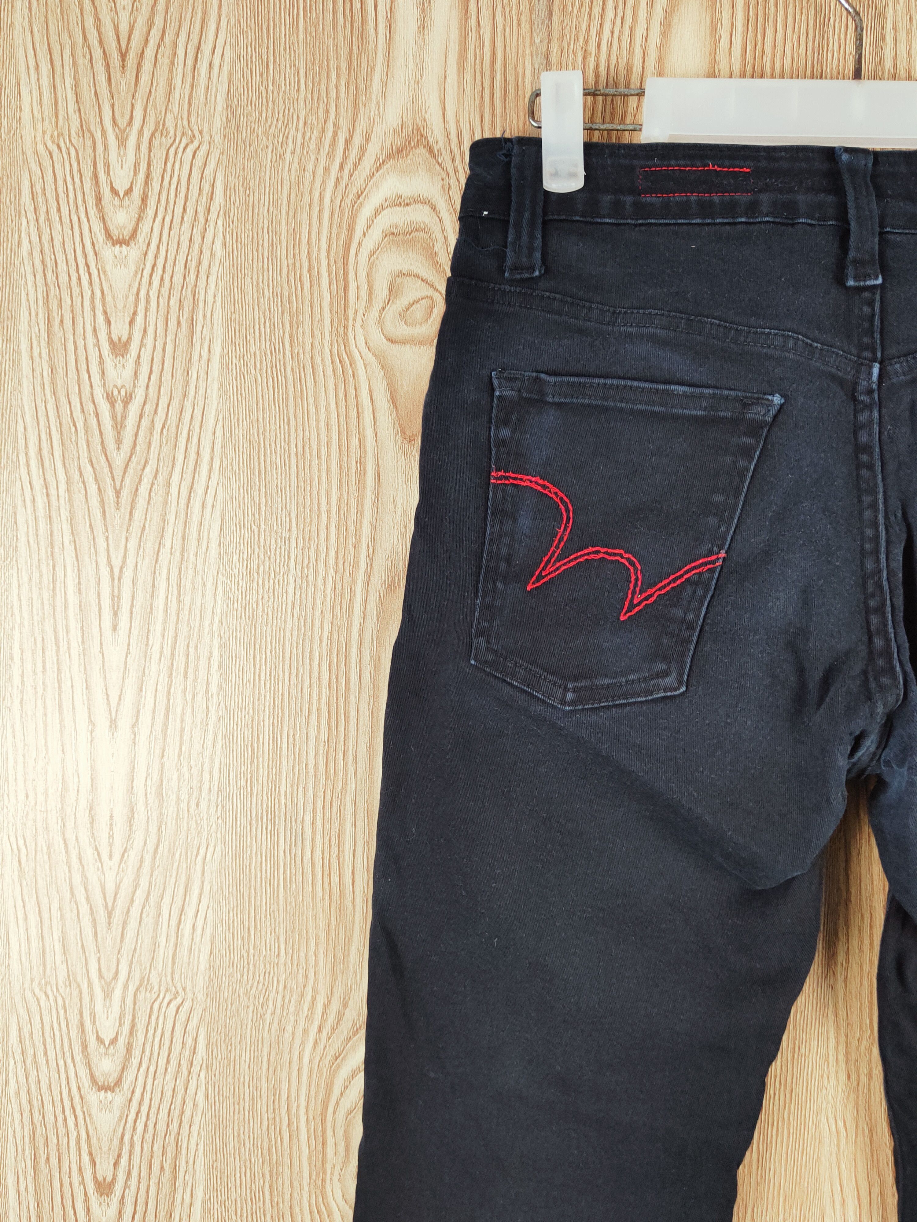 Edwin Edwin Black Distressed Ripped Jeans #S2763 Size US 29 - 9 Thumbnail