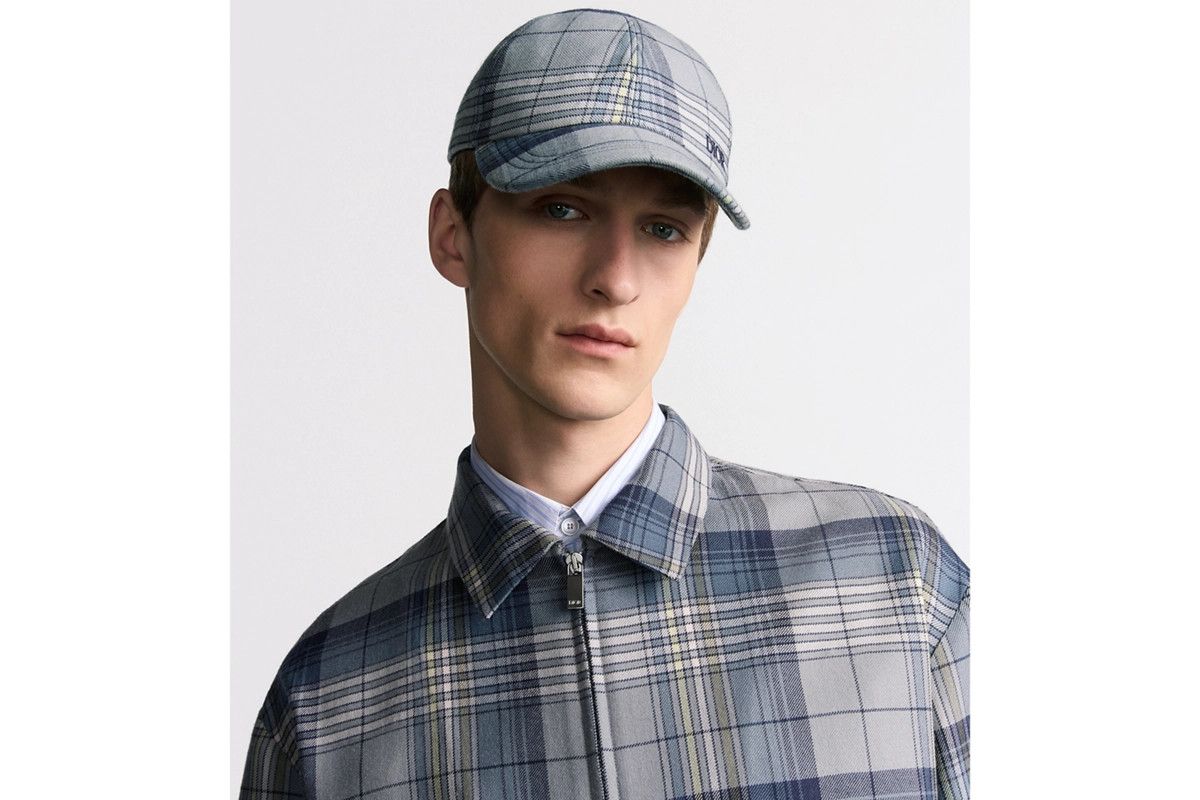 Dior o1bcso1str0326 Checkered Zipped Shirt in Grey Size US S / EU 44-46 / 1 - 6 Thumbnail