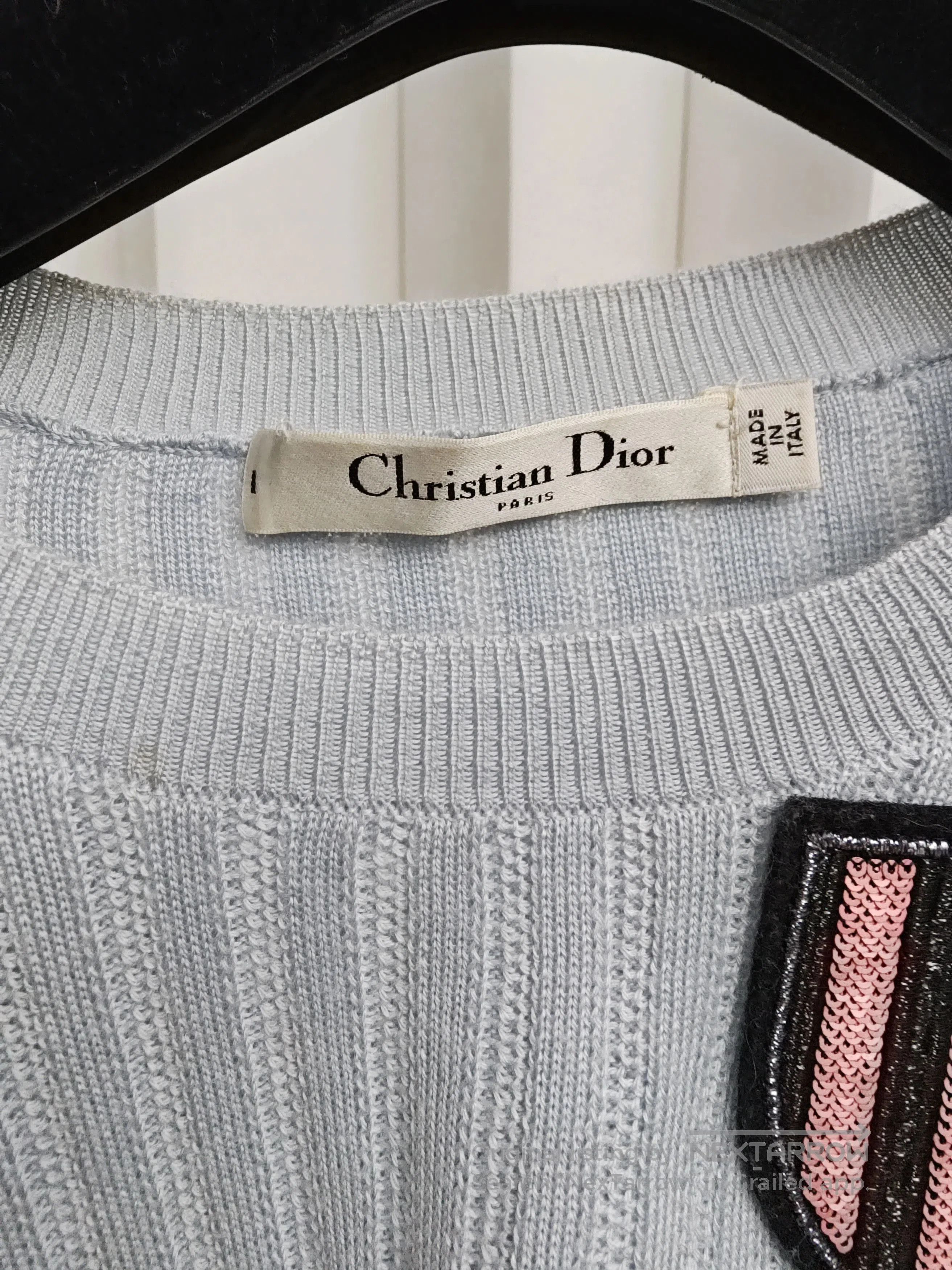 Dior dior light blue badge sweater. Size M / US 6-8 / IT 42-44 - 5 Thumbnail