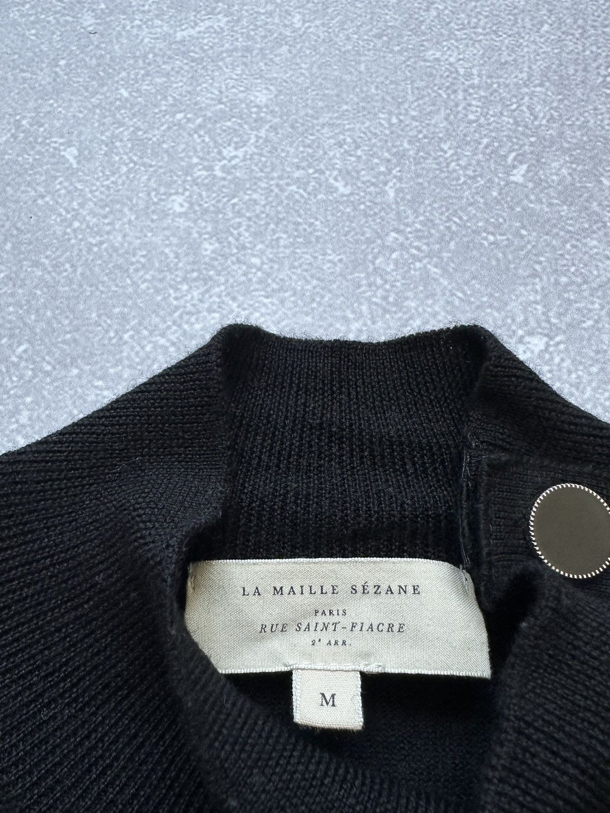 Sezane sweaters women La Maille Sezane Paris size M Black Italy Size M / US 6-8 / IT 42-44 - 9 Thumbnail