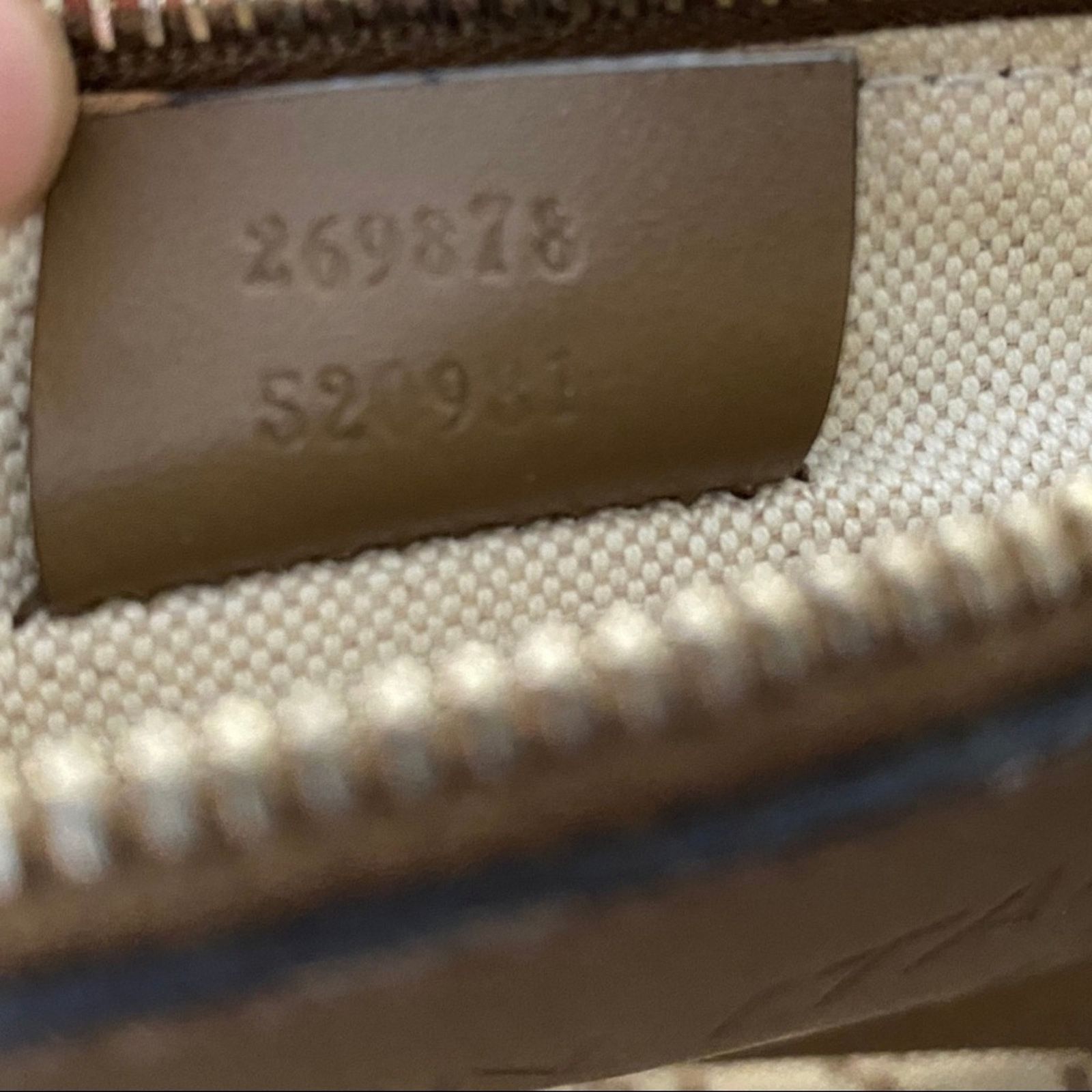 Gucci Gucci Diamanté Brown Canvas Leather Mini Tote & Pouch Size ONE SIZE - 11 Thumbnail