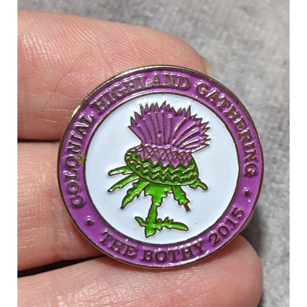 Other Colonial Highland Gathering The Bothy 2015 Thistle Pin Size ONE SIZE - 1 Thumbnail