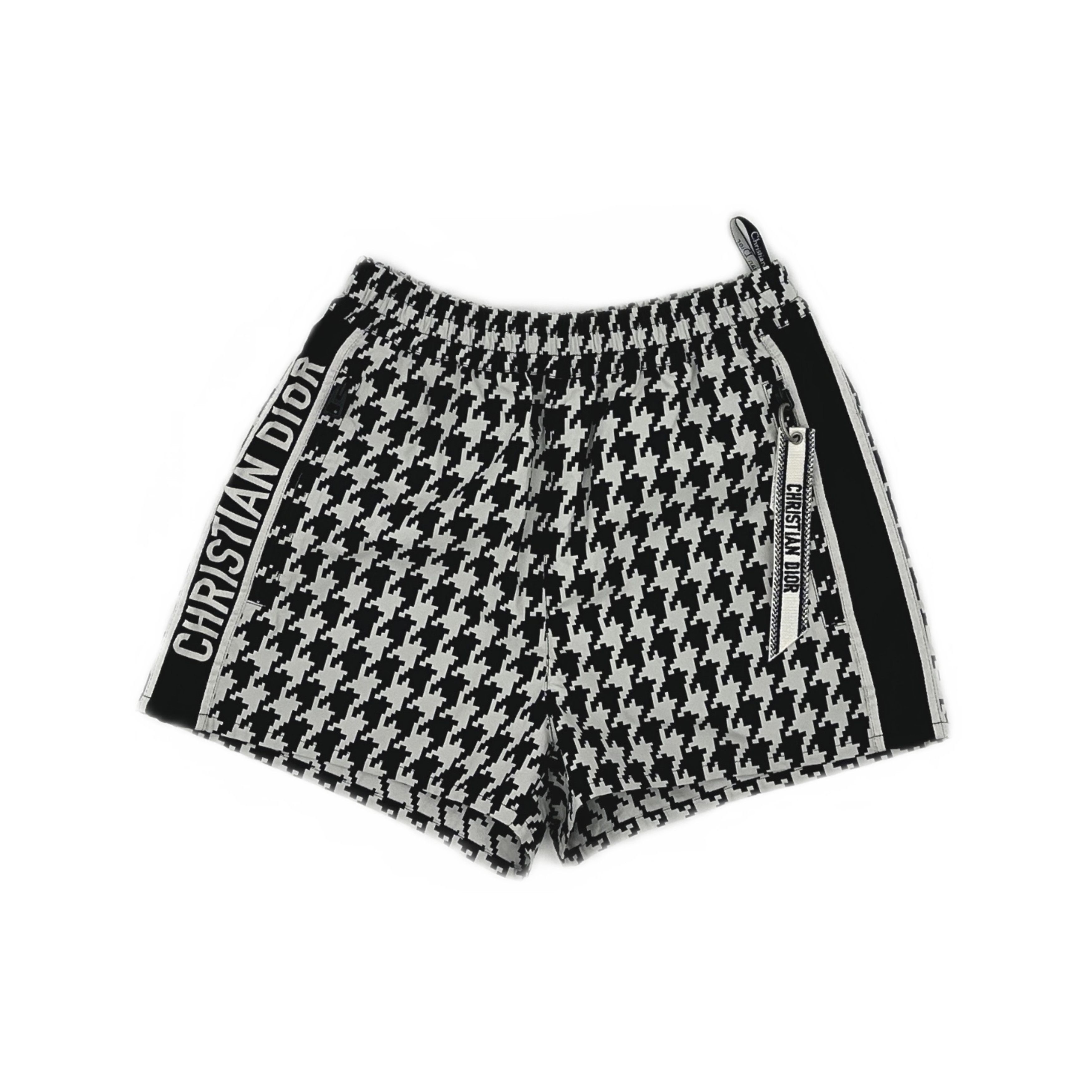 Dior Dior Houndstooth Logo Shorts Size 34 Size 25" / US 0 / IT 36 - 1 Thumbnail
