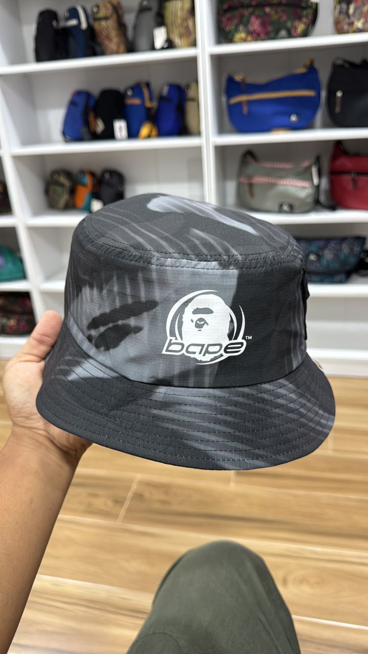 Bape ♦️Bape Stroke Camo Pocket Bucket Hat Size ONE SIZE - 1 Thumbnail