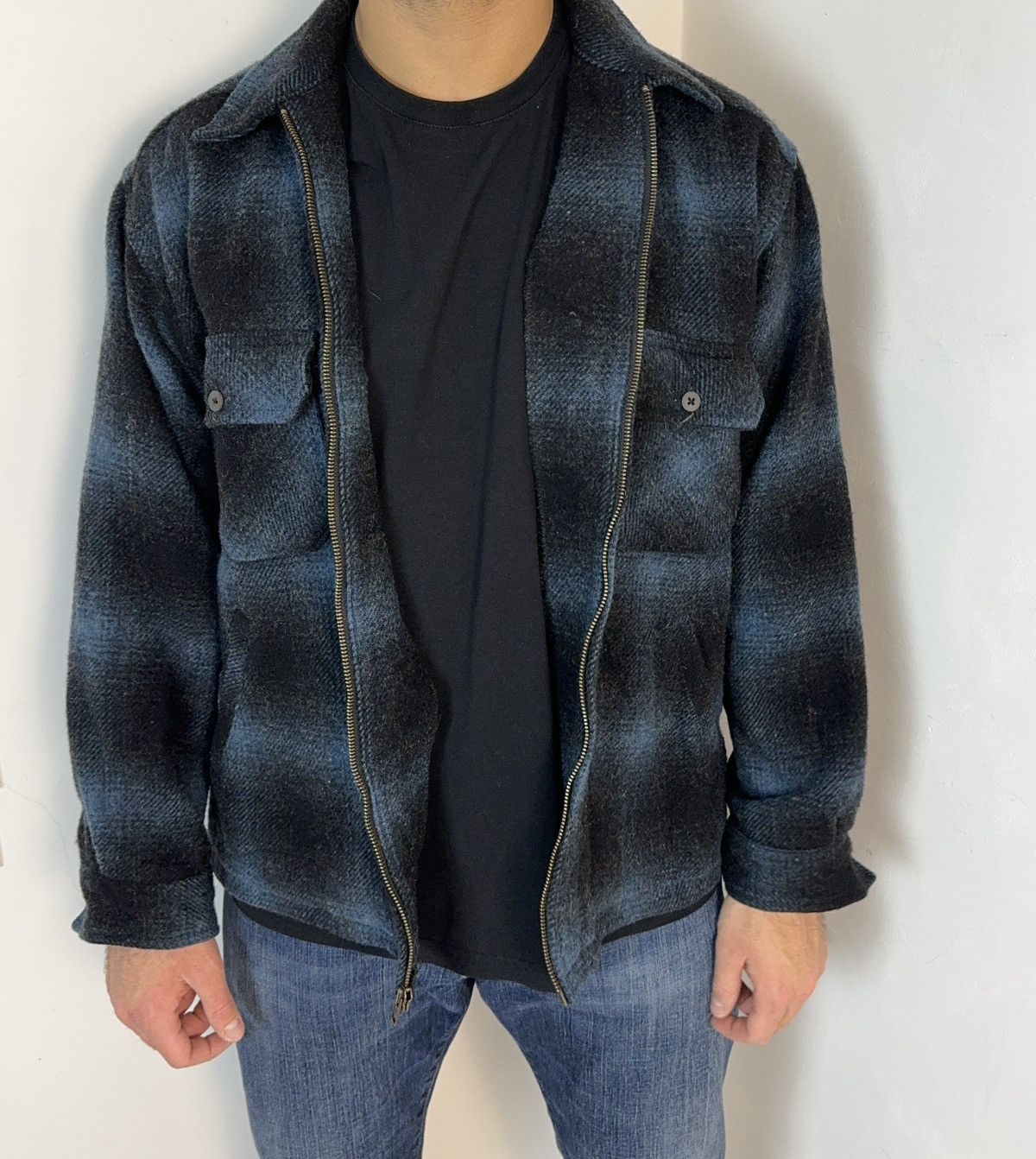 Woolrich Woolen Mills !extremely rare Made in USA Woolrich 1990 wool jacket Size US L / EU 52-54 / 3 - 5 Thumbnail