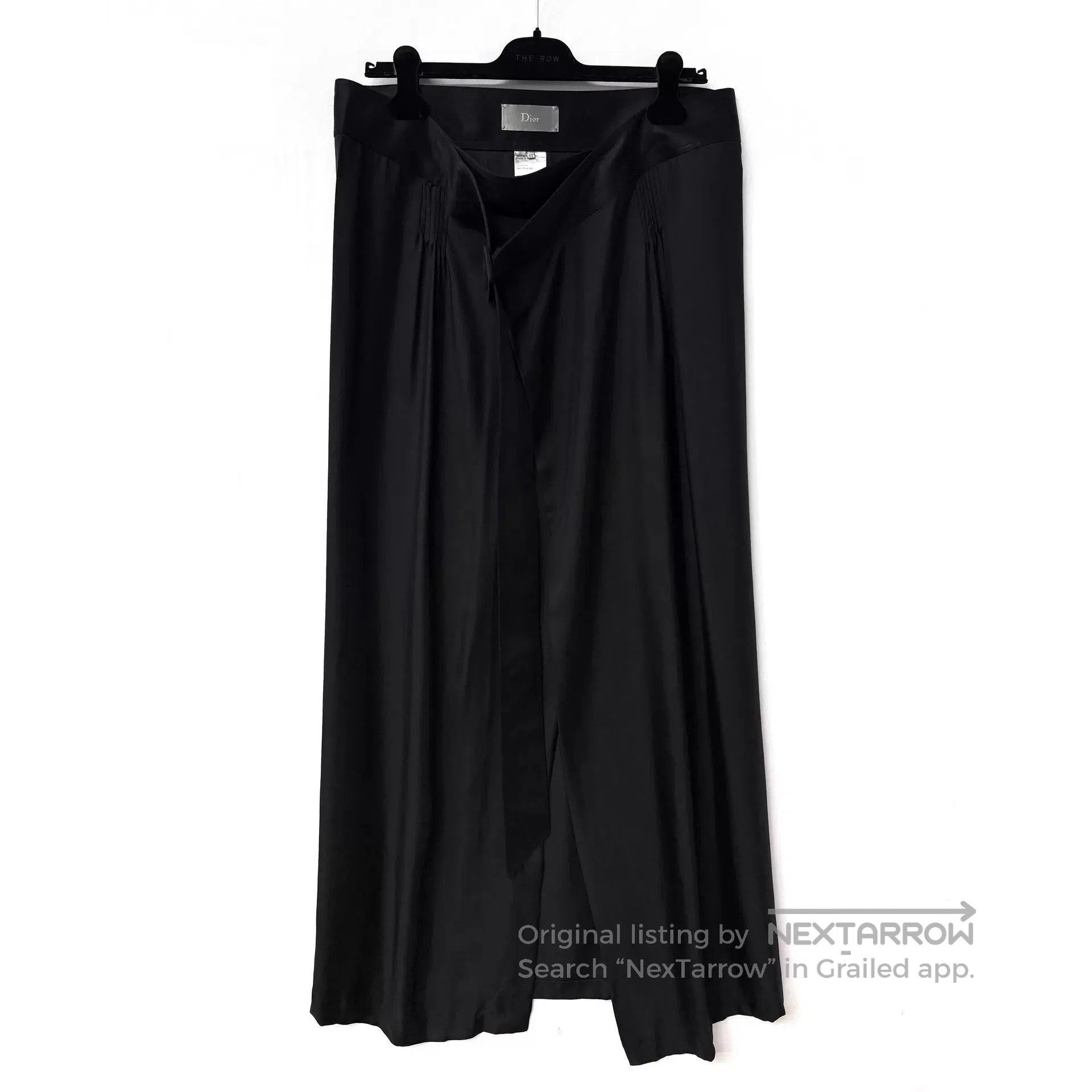 Dior Black High-Waist Flowy Skirt Size 28. Size US 28 / EU 44 - 2 Thumbnail