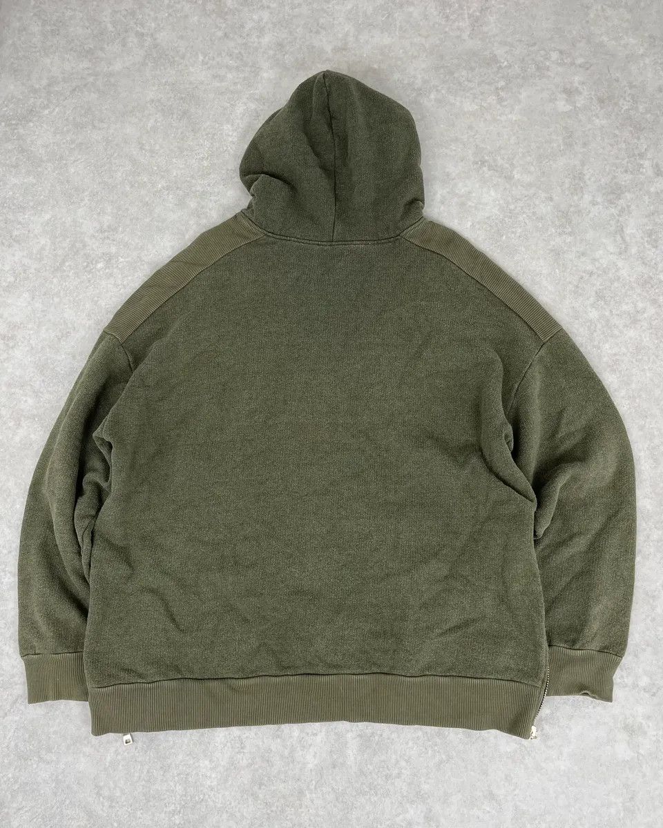Balmain AW2017 Balmain Khaki Green Relaxed Hoodie Size US XL / EU 56 / 4 - 6 Thumbnail