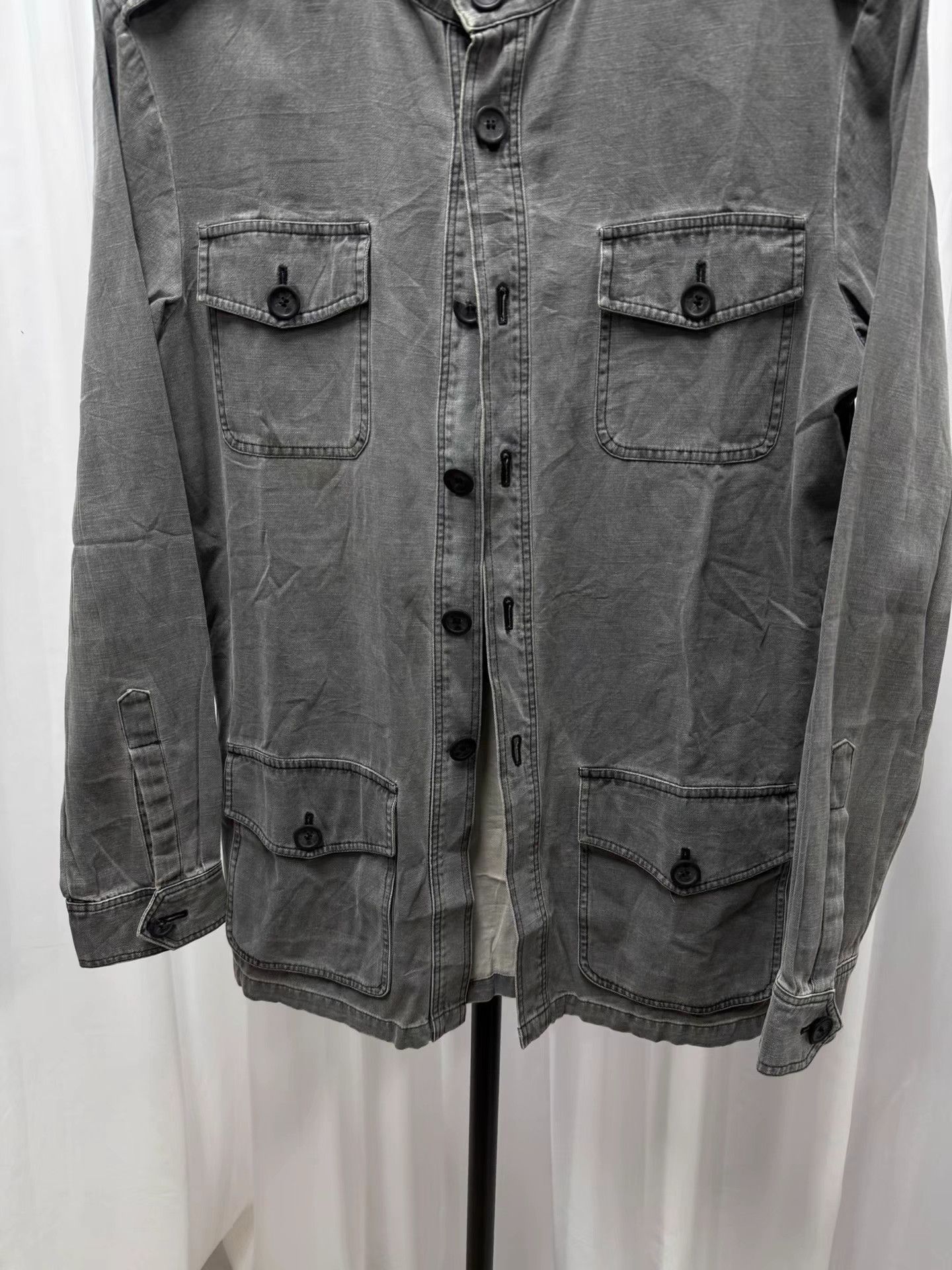 Raf Simons Raf Simons 04SS Washed Destroyed M65 Jacket K20 Size US S / EU 44-46 / 1 - 4 Thumbnail