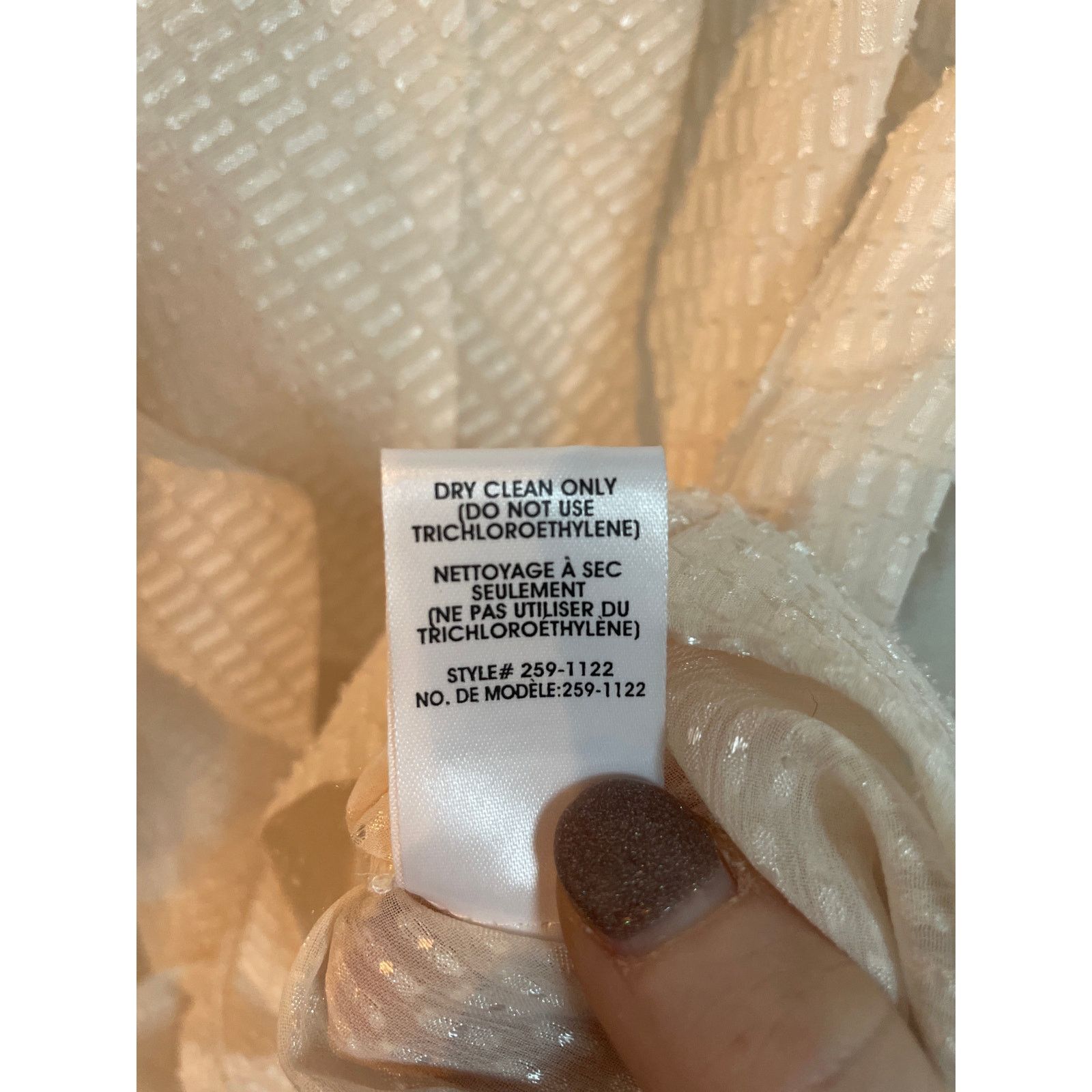 Nanette Lepore Nanette Lepore Semi-Sheer Silk Blend Ruffled Front Blouse, 2 Size XS / US 0-2 / IT 36-38 - 7 Thumbnail