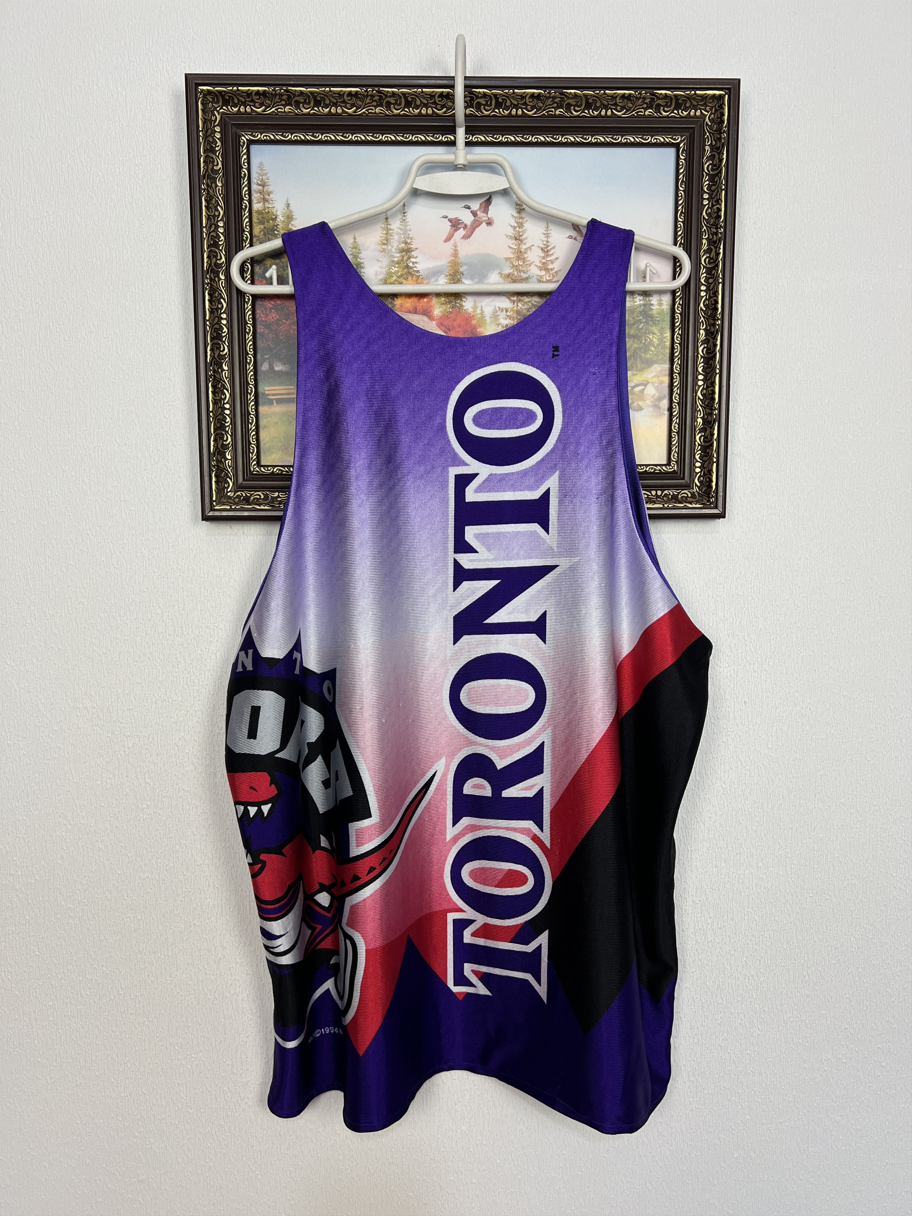 Starter Vintage Toronto Raptors Reversible Jersey Warm Up Trikot Size US XL / EU 56 / 4 - 6 Thumbnail