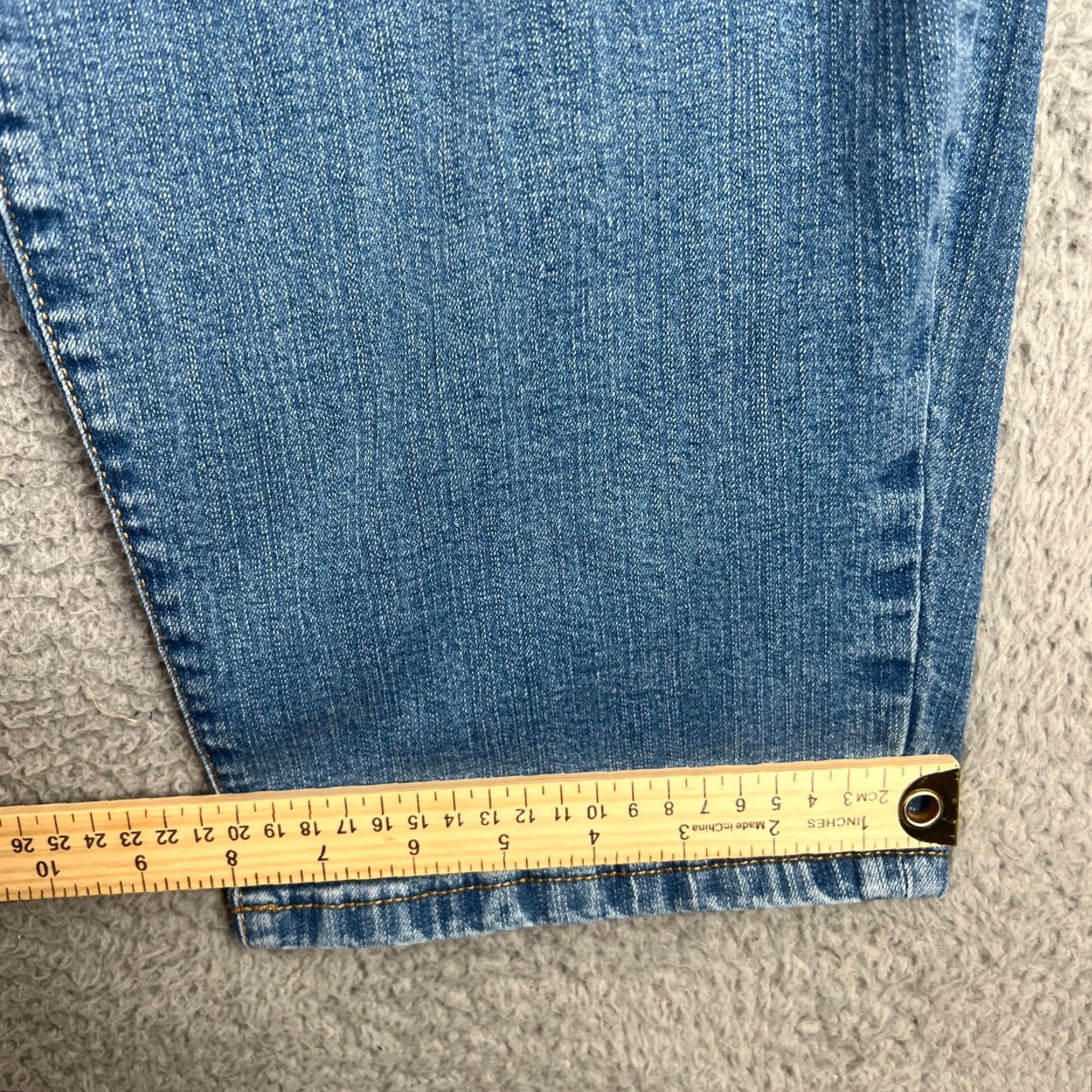 Torrid Torrid Jeans Womens 28T Blue Perfect Boyfriend Ankle Stretch Mid-Rise Size 28" / US 6 / IT 42 - 2 Thumbnail
