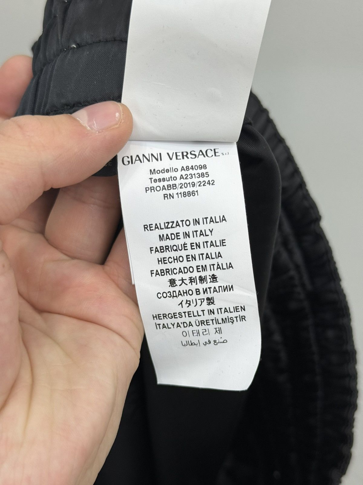 Versace Versace FW19 Runway Satin Boxing Shorts Size US 34 / EU 50 - 7 Thumbnail