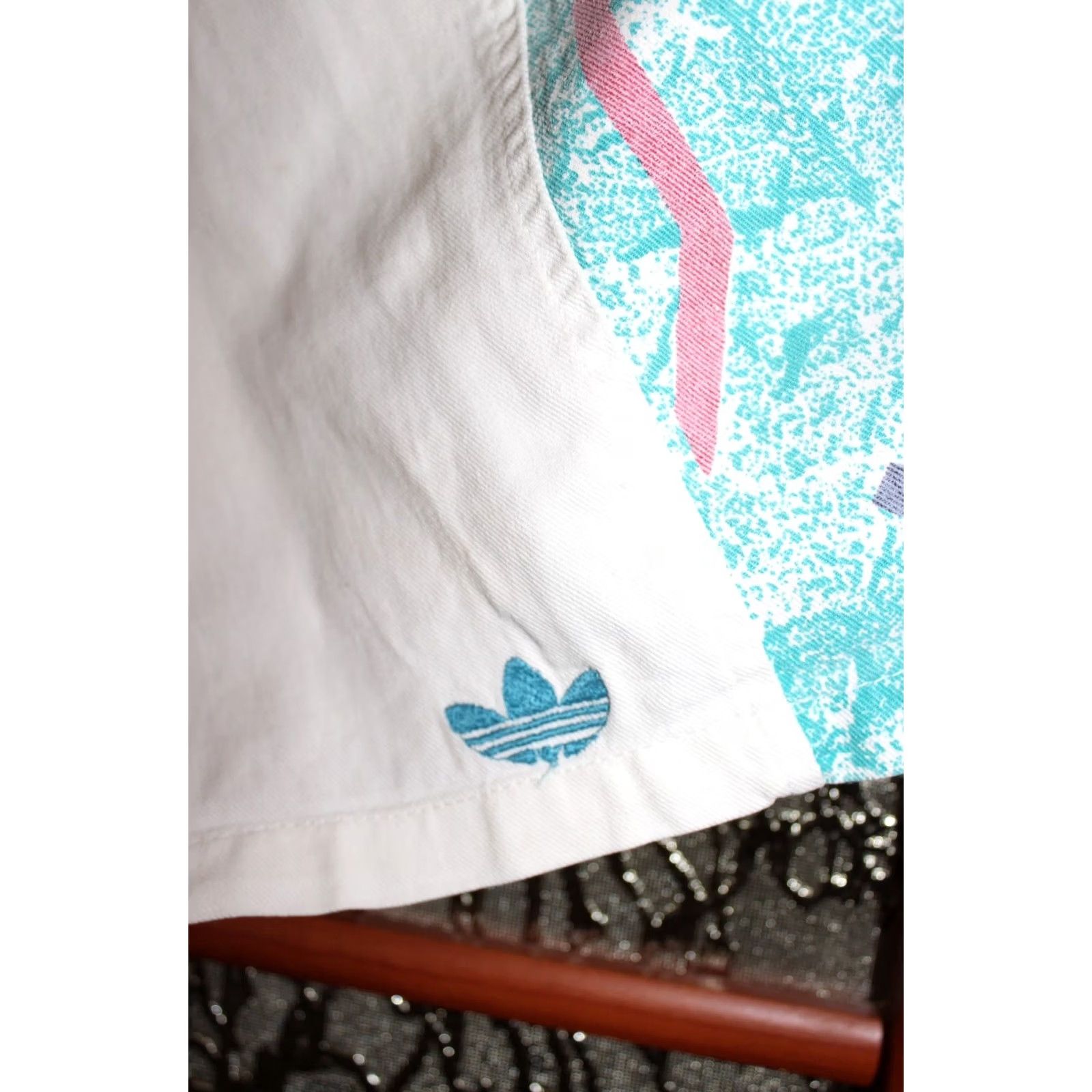 Adidas VINTAGE Adidas Stefan Edberg series cotton Tennis Shorts Mens M/s White 1990s Tennis Shorts Mens Size US 31 - 3 Thumbnail