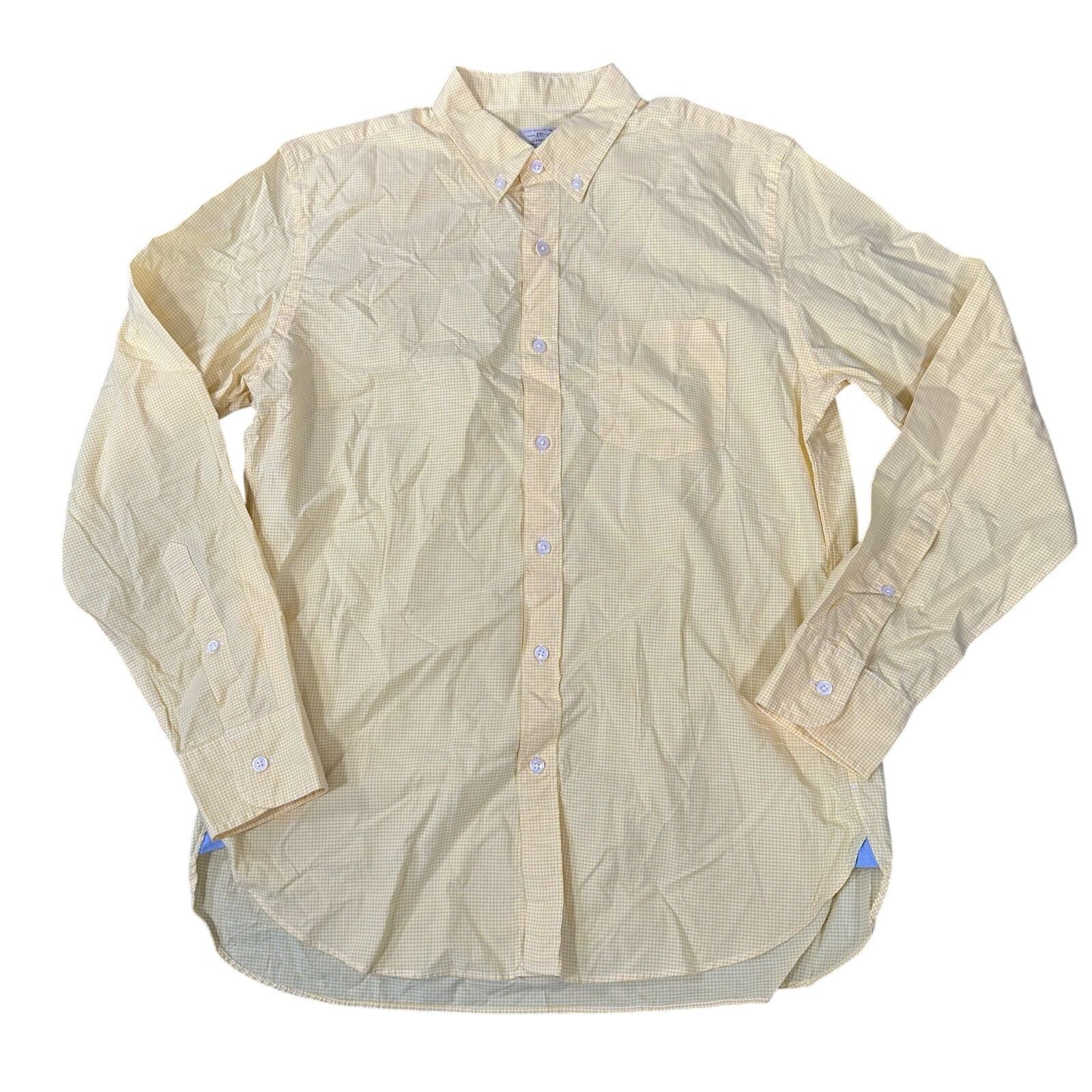 J.Crew J Crew Sewn For Yellow Gingham Button Down Shirt Size M Size US M / EU 48-50 / 2 - 1 Thumbnail